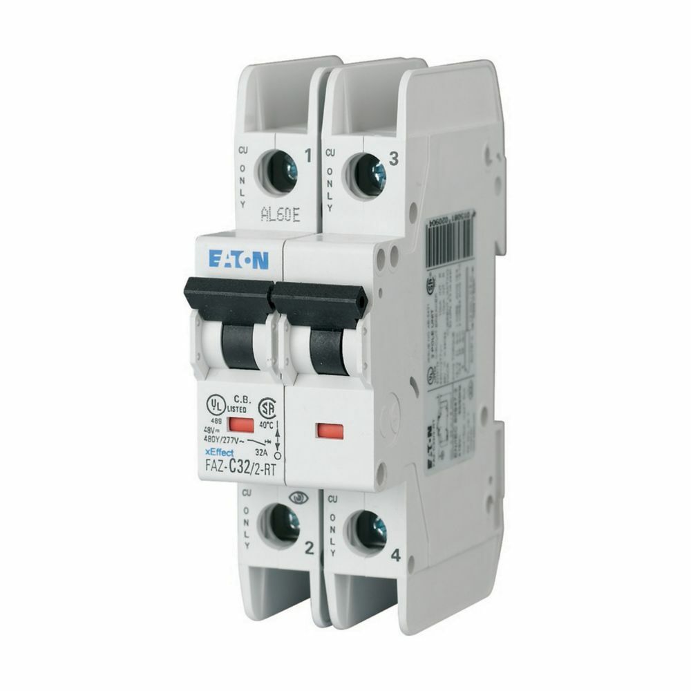 FAZ-C10/2-NA-L Miniature Circuit Breaker, 10 Amp, 2 Pole, 240V