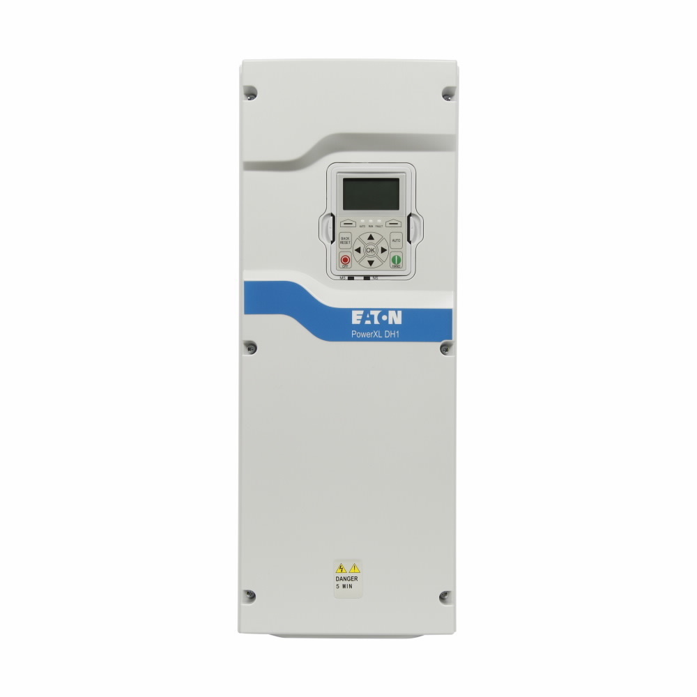DH1-34061DN-C21C PowerXL DH1 HVAC Variable Frequency Drive, 400 V, 61 A, 40 hp, 11.7 in W x 27.25 in D