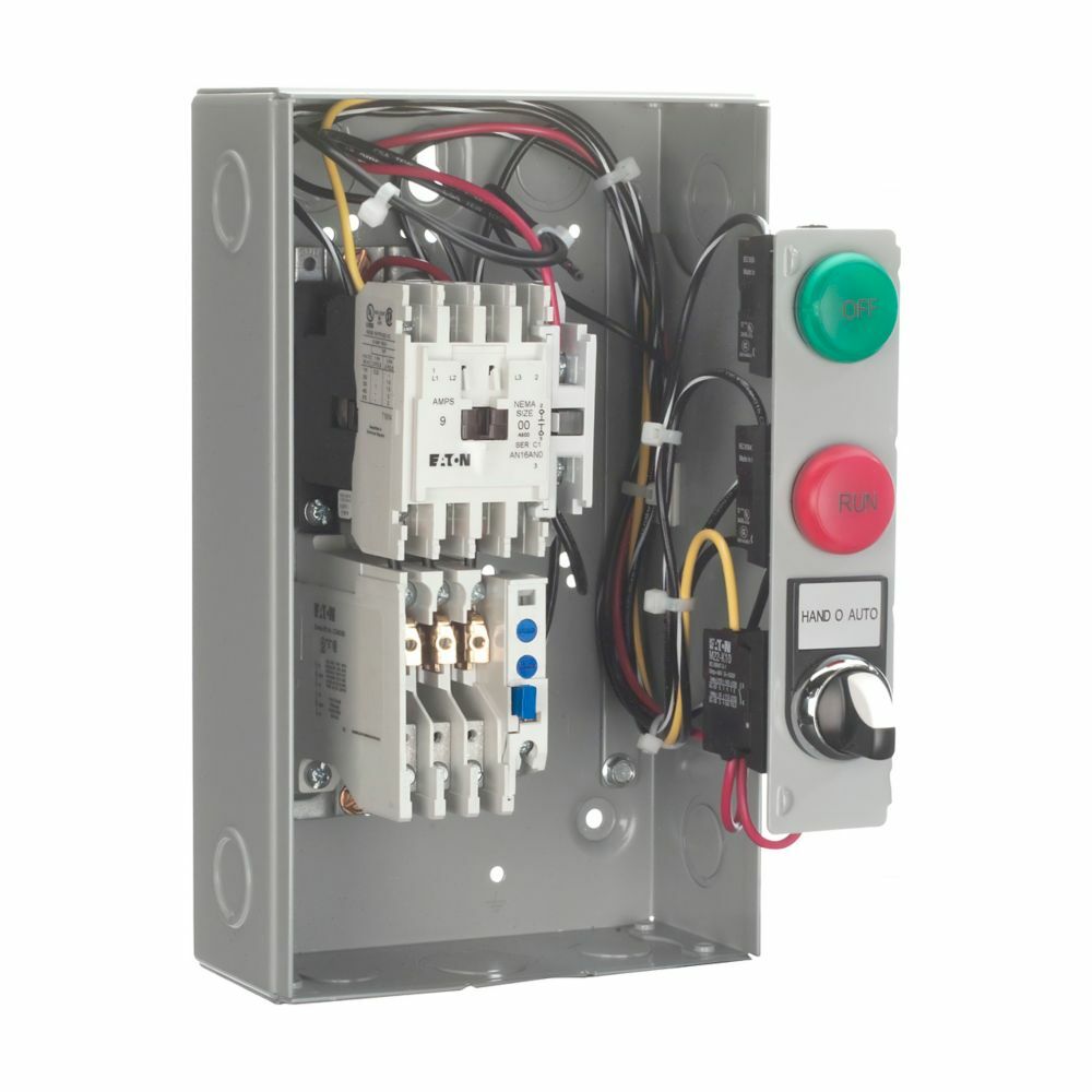 ECN05A1AHA-R63/B Size 00 Non-Combination Non-Reversing Motor Control Starter, 120 V V Coil, NEMA 1 Enclosure