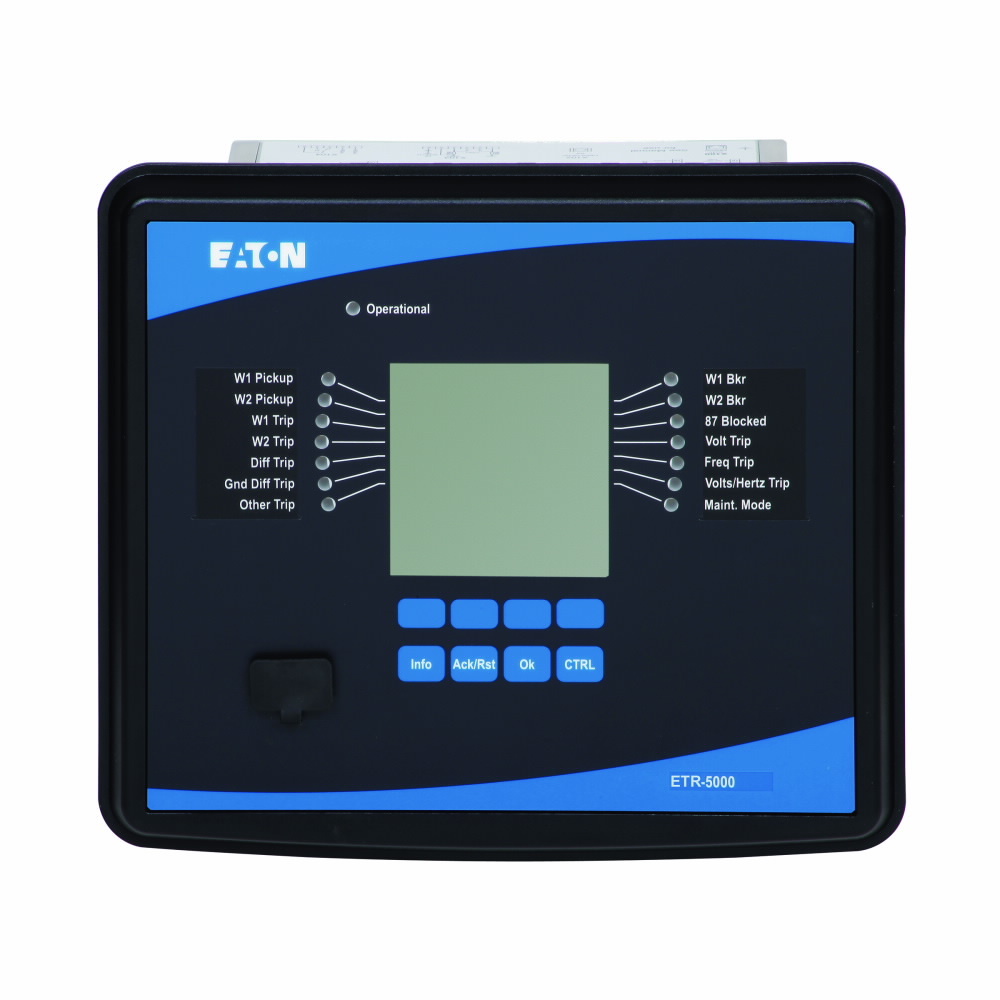ETR-5000-2A0IA0 Transformer Relay, 40 to 250 V AC, 19 to 300 V DC Supply, 8 Inputs, 9 Outputs, Digital Input