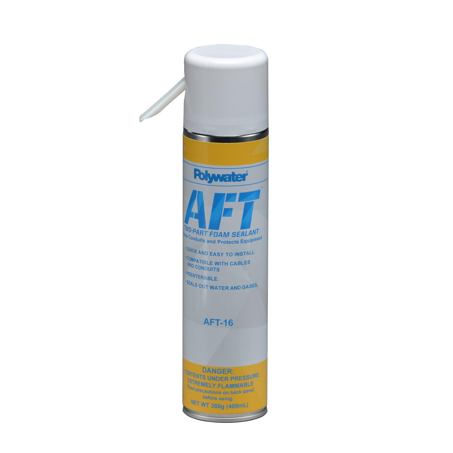 AFT-16 2-Part Foam Sealant, 16 oz Aerosol Can, Liquid Form, Purple