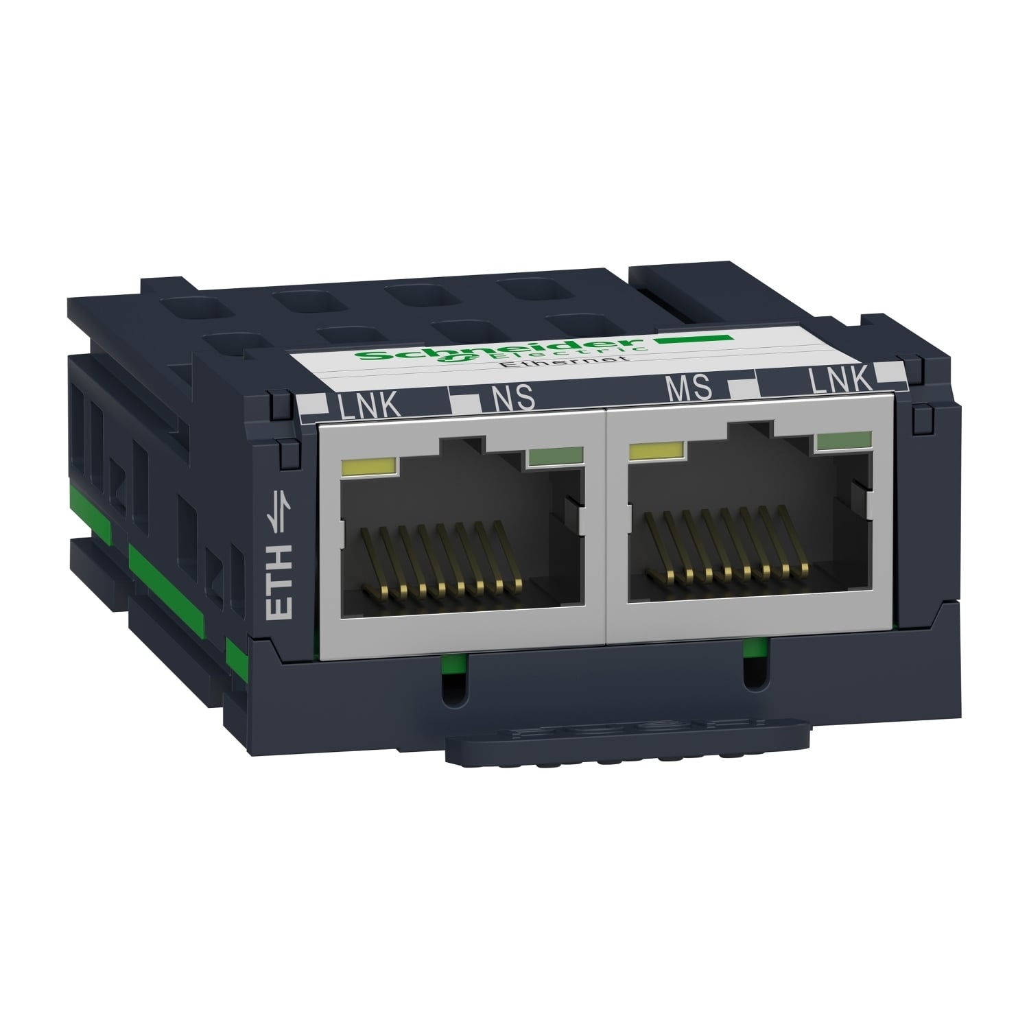 ZBRCETH Harmony Modbus TCP Communication Module, For Use With Harmony 22 mm Pushbutton Operator, -25 to 70 deg C
