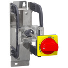 Mounting bracket kit with extended rotary handle, TeSys Ultra, IP65, red handle, without trip indication, for LUB