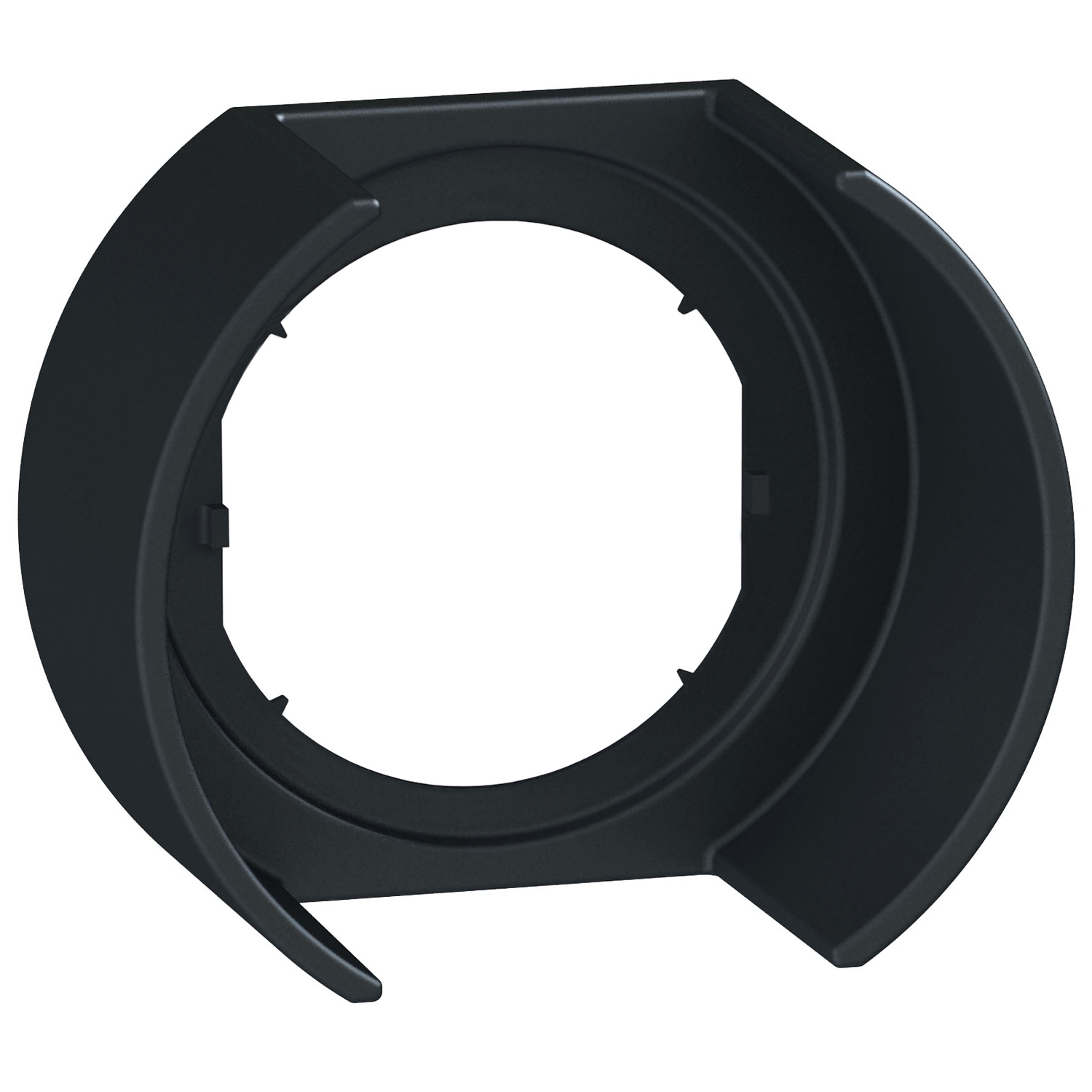 ZBZ1902 Harmony Pushbutton Guard, For Use With ZB4BC, ZB5BC 22 mm Harsh Pushbutton, 22 mm, Black