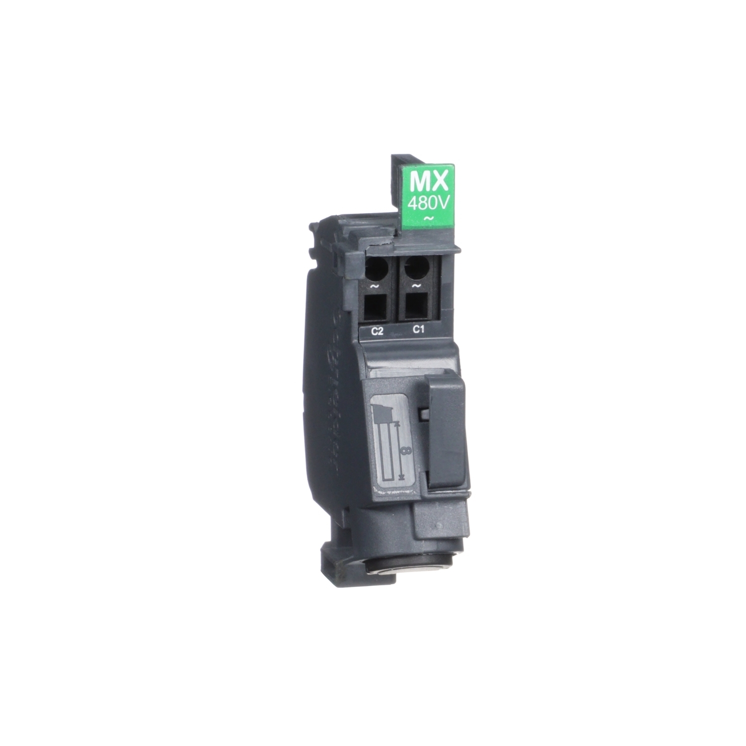 LV426846 Field Installable MX Standard Shunt Trip Release, 480 V AC, Clamp Terminal, Clip-Fit Mount