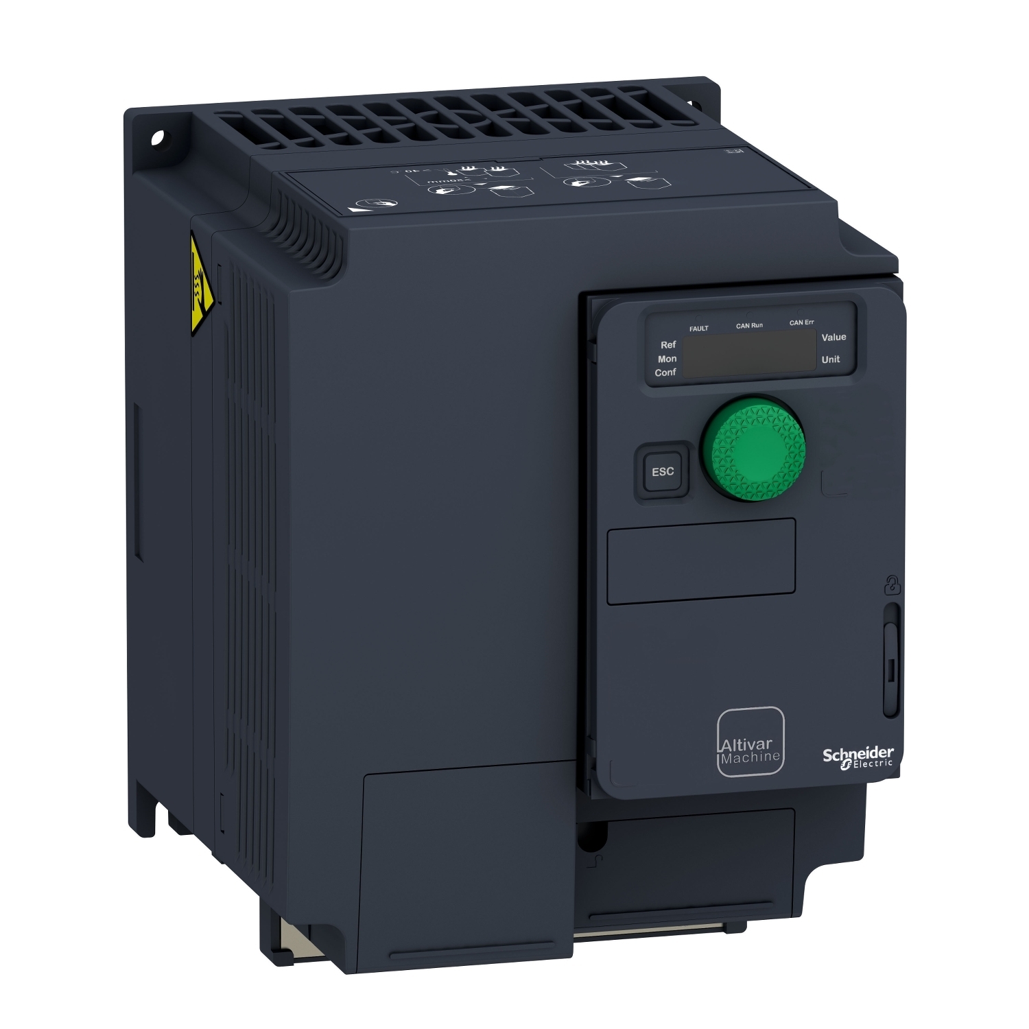 ATV320U30M3C Altivar 320 3-Phase Compact AC Variable Speed Drive, 200/240 V AC, 15.9/19 A, 3 hp, 5.51 in W x 6.22 in D