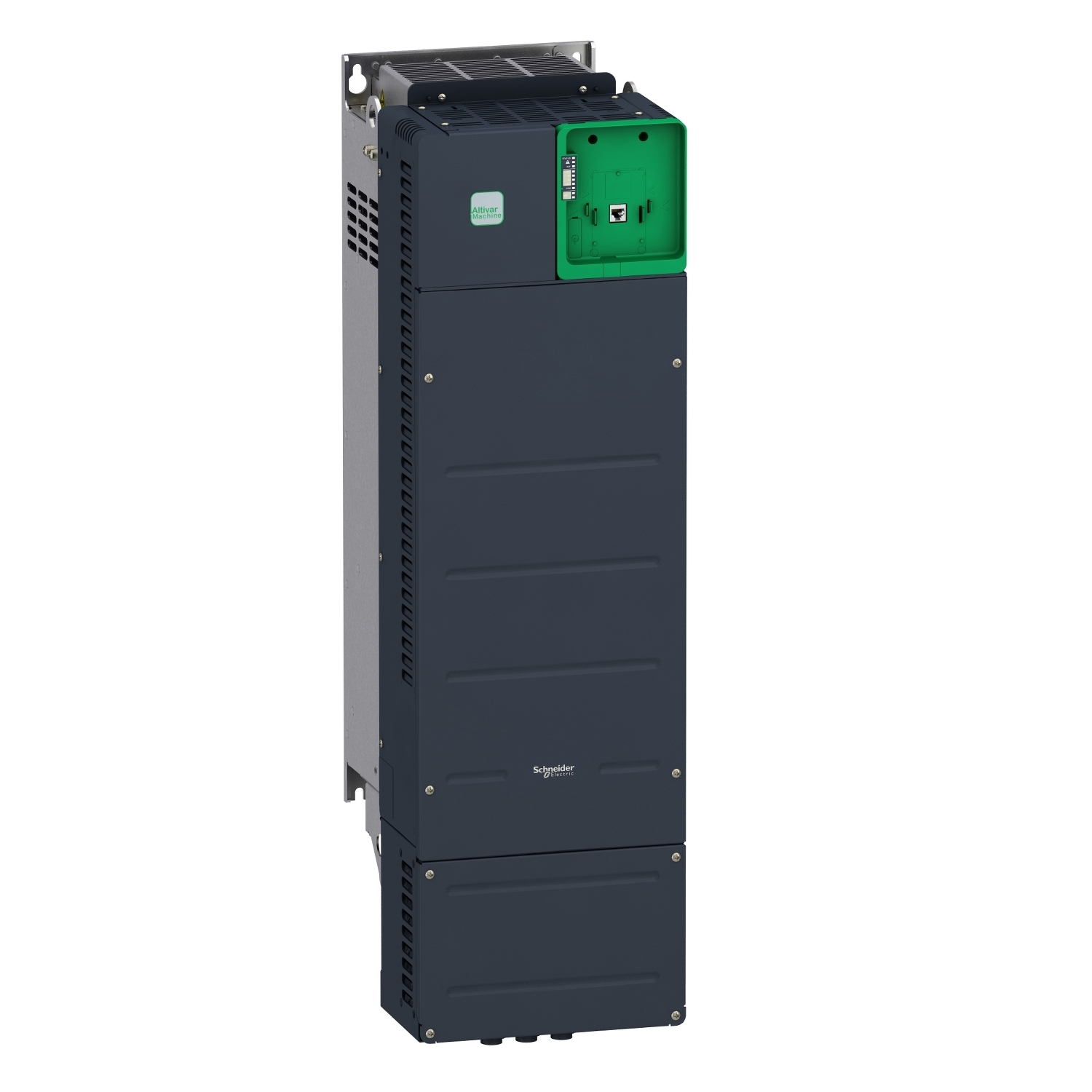 ATV340D55N4E Altivar 3-Phase Variable Speed Drive, 400 V, 106 A Heavy Duty/145 A Normal Duty, 75 hp Heavy Duty, 100 hp Normal Duty, 10.67 in W x 12.17 in D