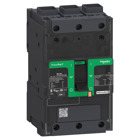 Circuit breaker, PowerPact B, 30A, 3 pole, 600Y/347VAC, 18kA, terminal nut, thermal magnetic, 80%