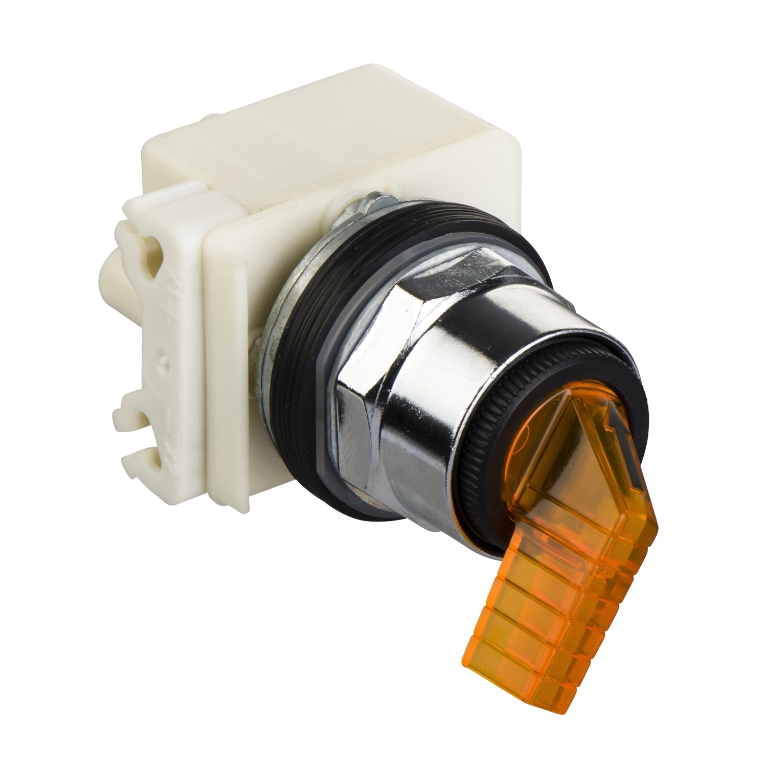 9001K11J35LYFA Harmony Illuminated Selector Switch Operator, 30 mm, Long Lever Operator, 2 Positions