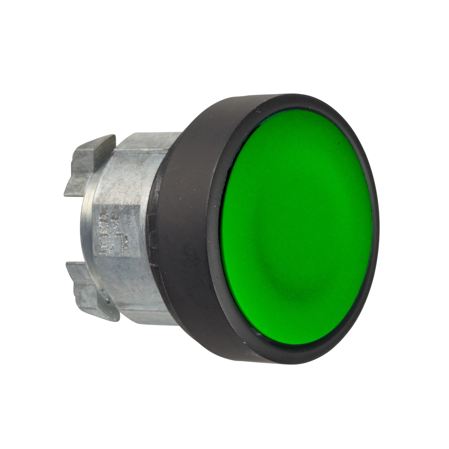 ZB4BA37 Harmony Unmarked Head, 29 mm W x 28 mm D x 29 mm H, Round Shape, Metal, Black/Green