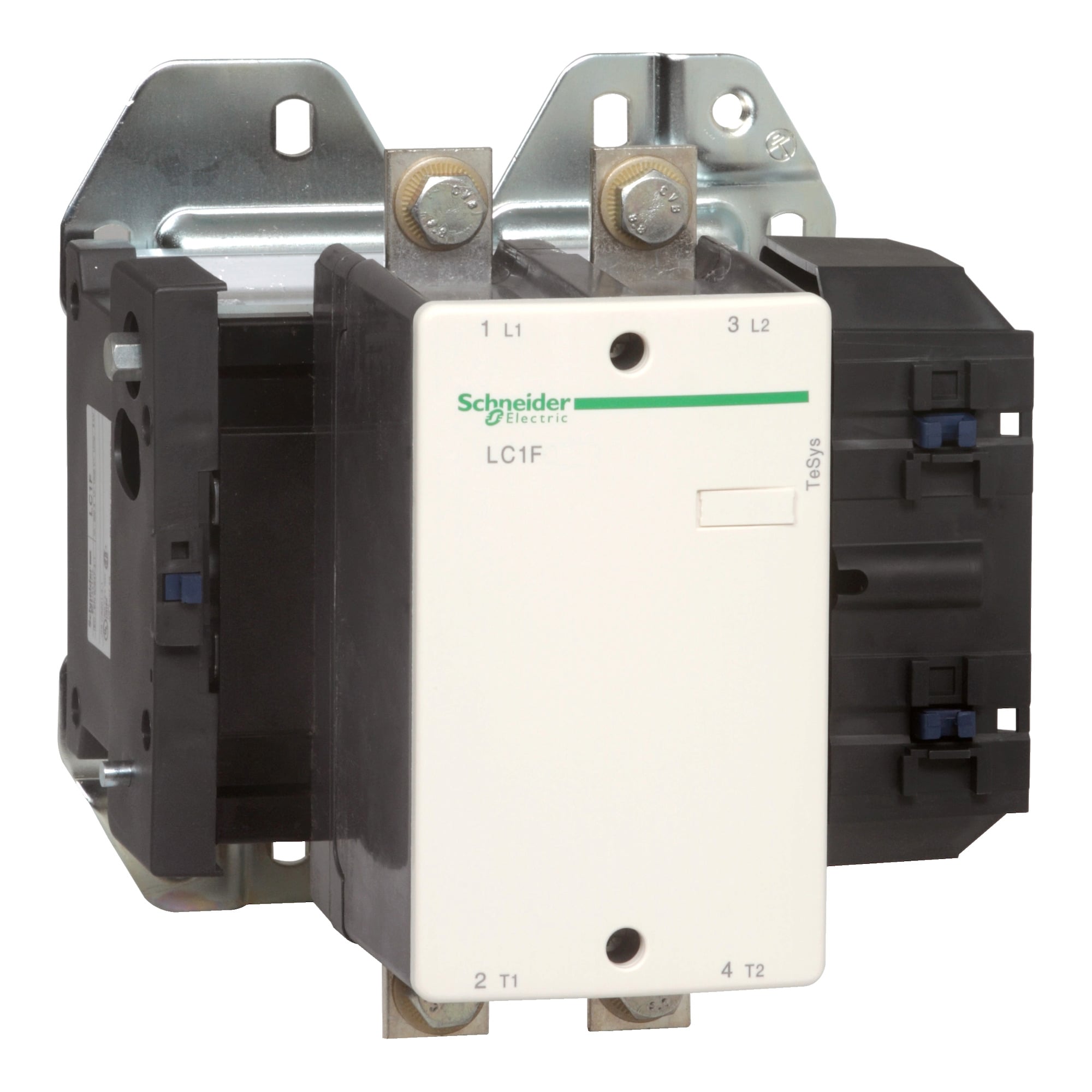 LC1F4002 TeSys F Contactor, 1000 V AC, 460 V DC V Coil, 500 A, 2NO Contact, 2 Poles