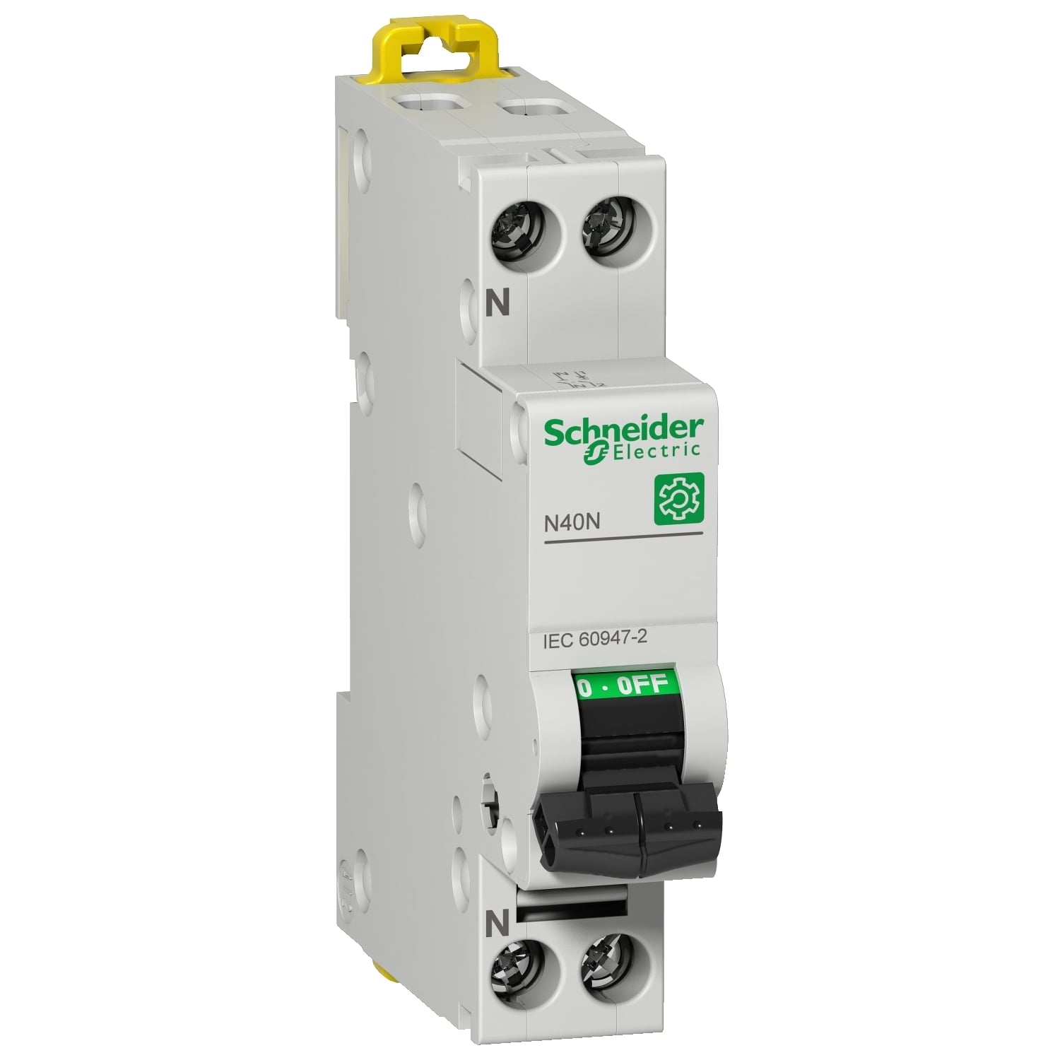 M9P22620 Multi 9 C60 Curve C Miniature Circuit Breaker, 240/415 V AC, 20 A, 10 kA Interrupt, 1 Pole, Thermal Magnetic Trip