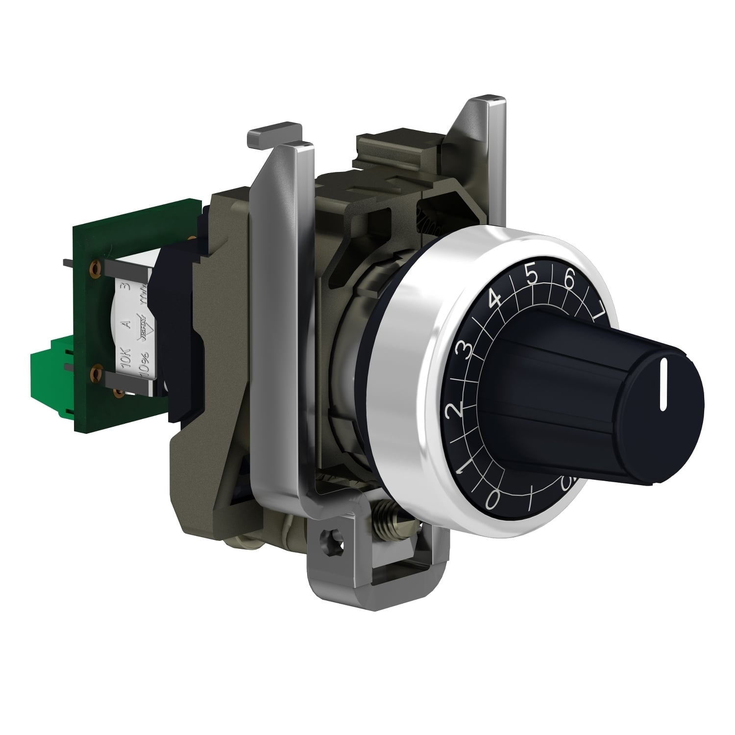 XB4BD912R4K7 Harmony Potentiometer, 30 V AC/42 V DC, 1 W Power Rating, 4700 Ohm