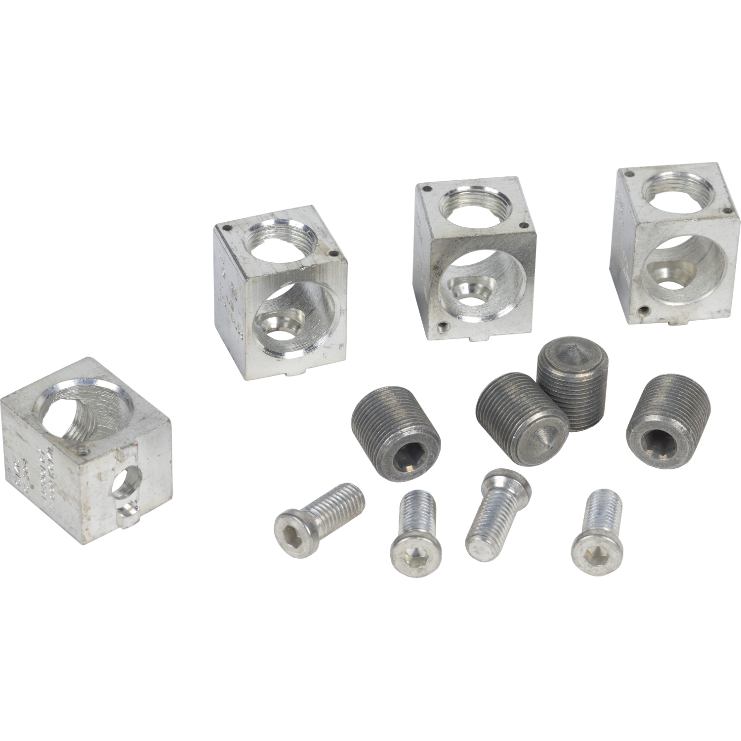 CU400L61K4 PowerPact I-Line Mechanical Lug Kit, 2 AWG to 600 kcmil Copper, Unit Mount, For Use With PowerPact L Frame Circuit Breaker