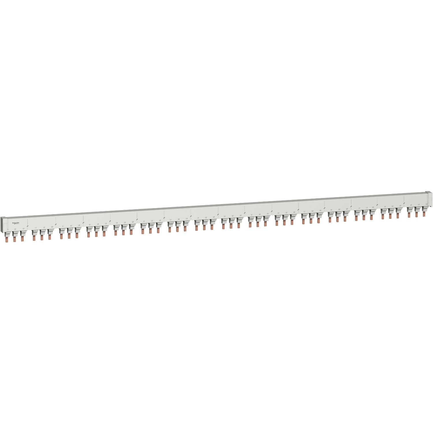 M9XCA348 48-Module Combination Busbar, For Use With Multi 9 C60BP Miniature Circuit Breaker, Light Gray