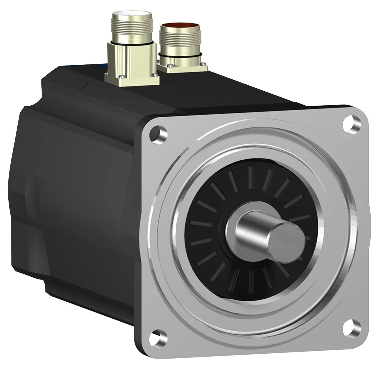 SH31003P12F1000 Lexium 3-Phase Multiturn Parallel Keyed Shaft End Natural Convection Standard Servo Motor With Holding Brake, 3.2 hp, 115 to 480 V, 28.3 A, 6000 rpm Speed, Flange Mount