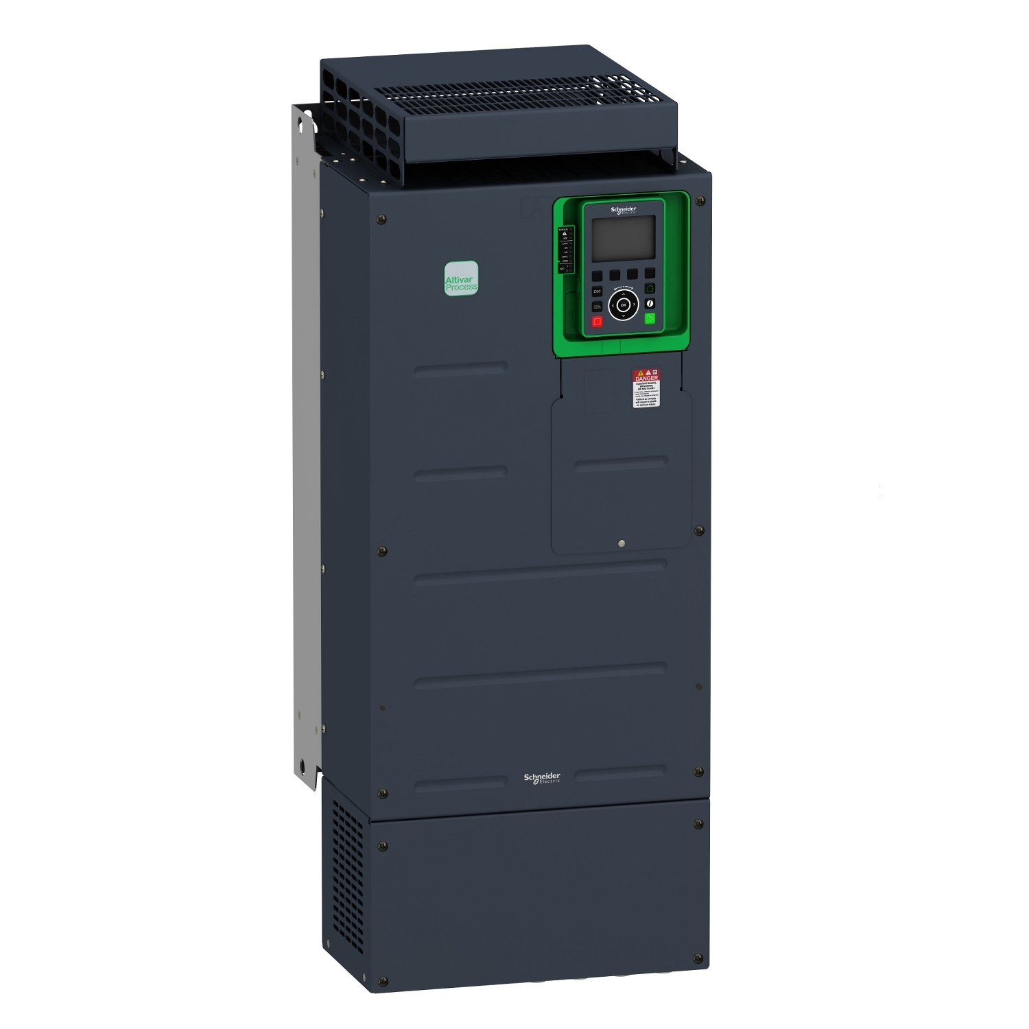 ATV930D45S6 Altivar Process ATV900 3-Phase Standard Variable Speed Drive With Braking Chopper, 600 V, 55.1 A, 60 hp, 13.03 in W x 11.69 in D