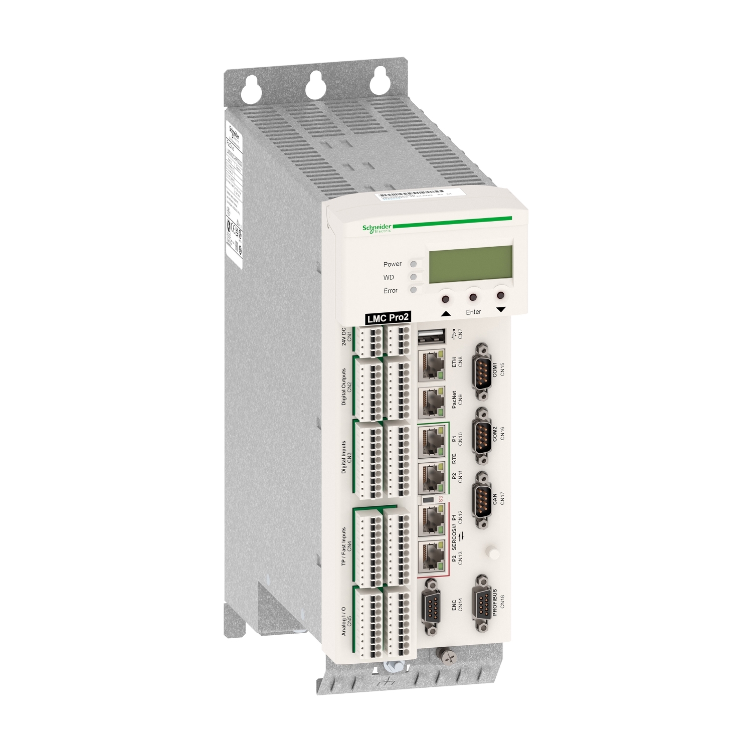LMC802CAA10000 LCM Pro2 130 Servo Axis Logic Motion Controller, 24 V DC, 5 mA, 20 Inputs, 16 Digital/2 Analog Outputs