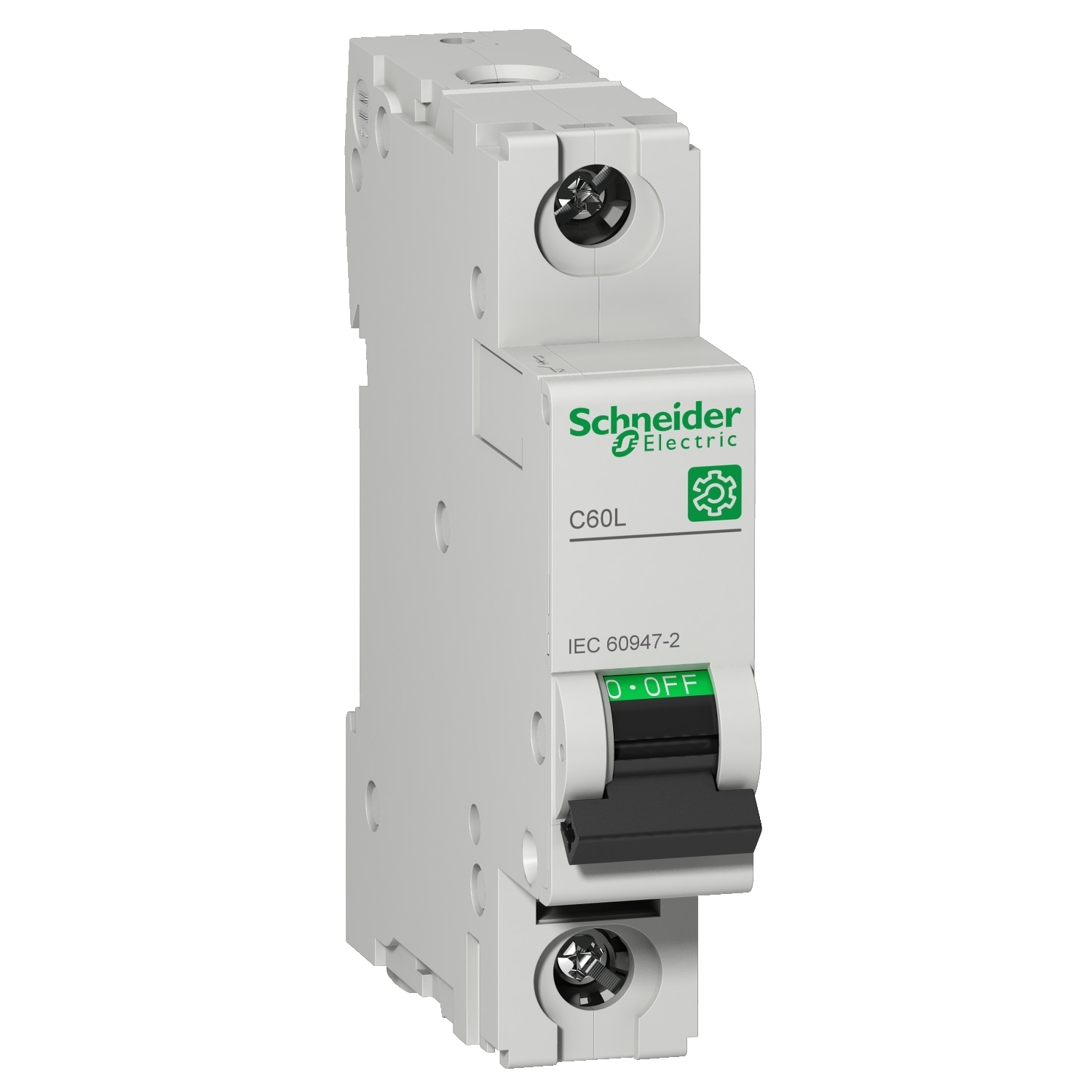 M9F17102 Multi 9 C60L Curve C Miniature Circuit Breaker, 240/415 VAC, 72 VDC, 2 A, 25 kA Interrupt, 1 Pole, Thermal Magnetic Trip