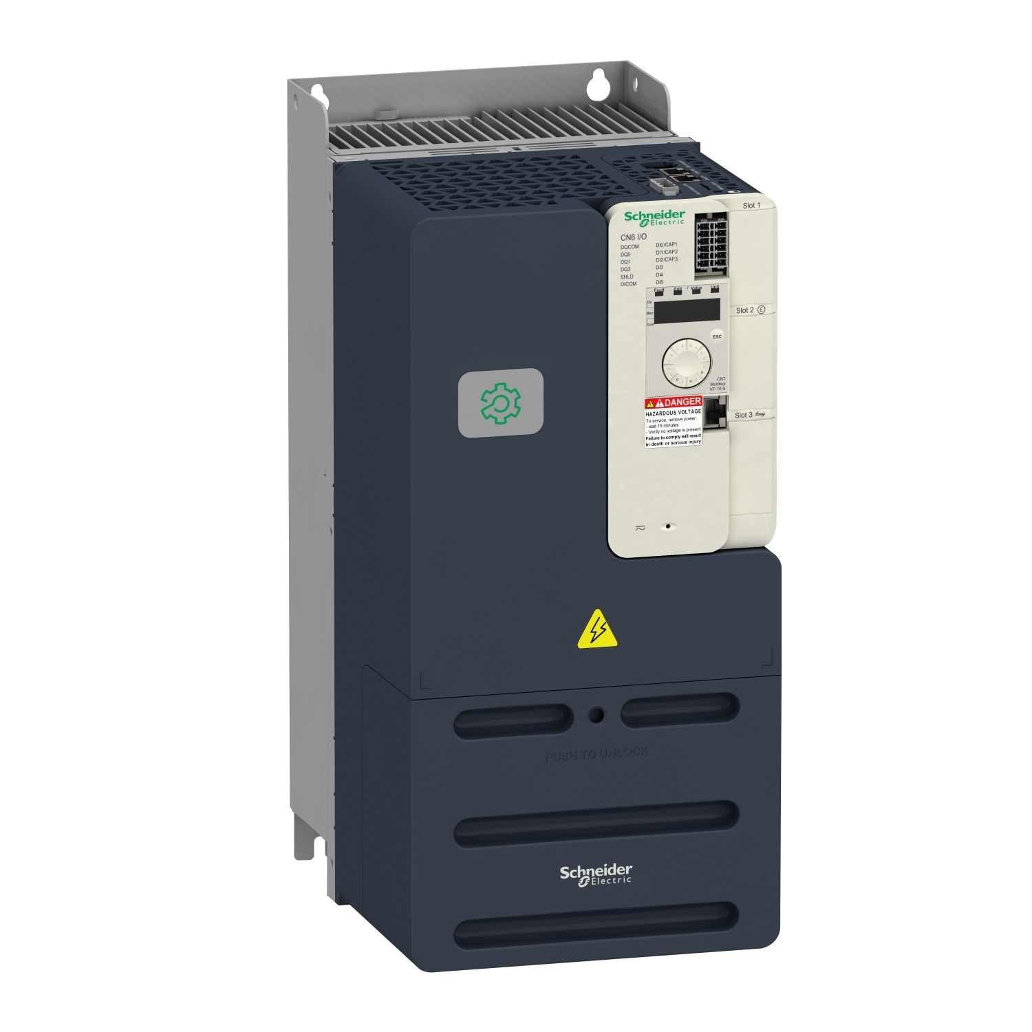 LXM32MD85N4 Lexium Motion Servo Drive, 208/480 V AC, 32 A at 4 kHz Continuous Output, 50/60 Hz, 9 kW at 400 V 8 kHz, 5 kW at 230 V 4 kHz