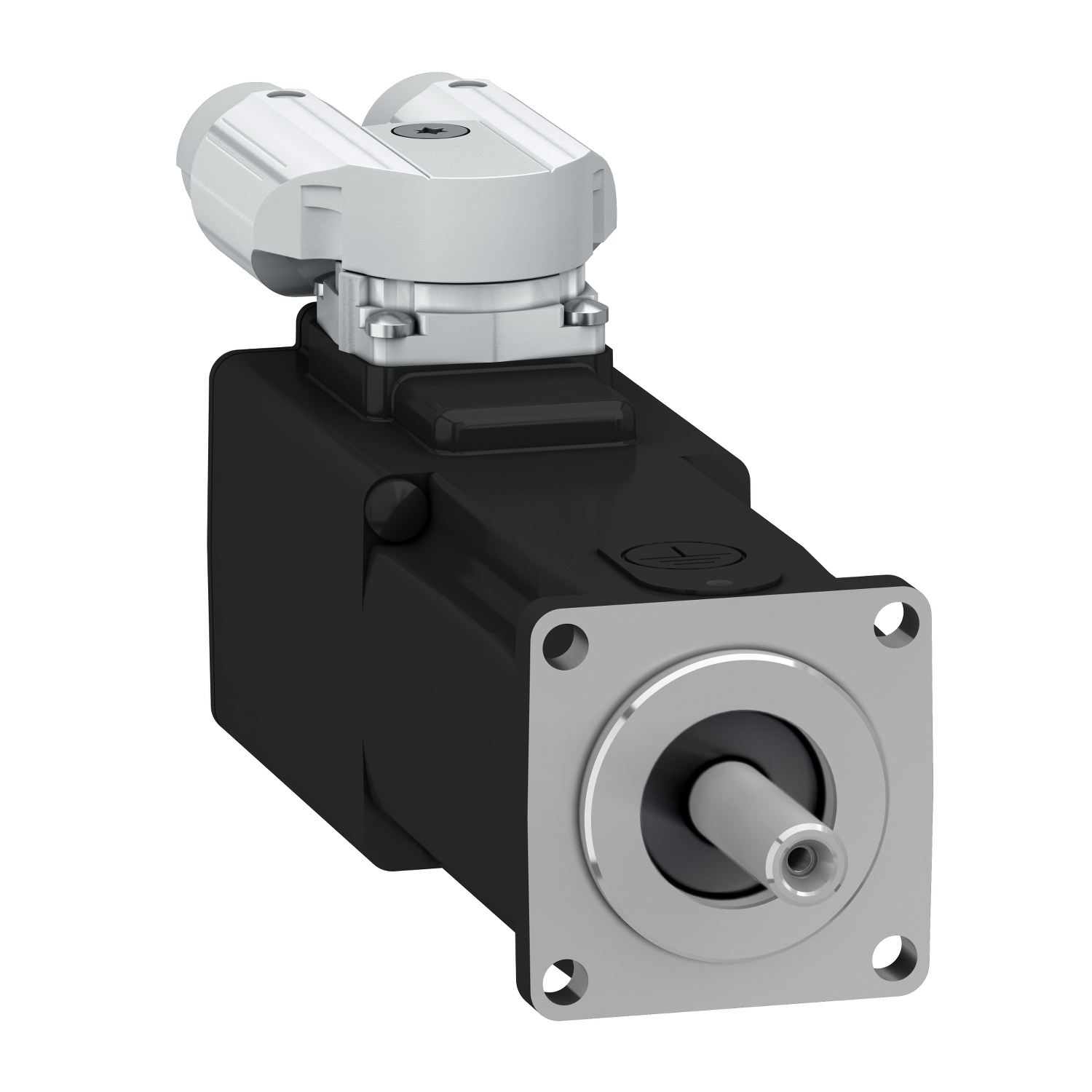 BSH0402P27F2A Lexium 3-Phase Multiturn Smooth Shaft End Untapped Natural Convection Servo Motor With Holding Brake, 400 V, 6 A, 9000 rpm Speed, Flange Mount