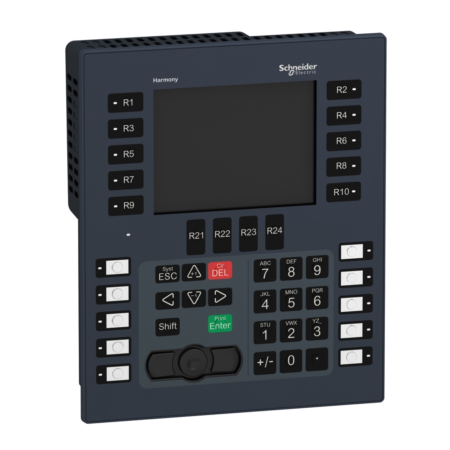 HMIGK2310 Harmony Keypad Touchscreen Panel, 24 V DC, 30 A, 7.7 W, 5.7 in Backlit Color TFT LCD Display, 10BASE-T/100BASE-TX