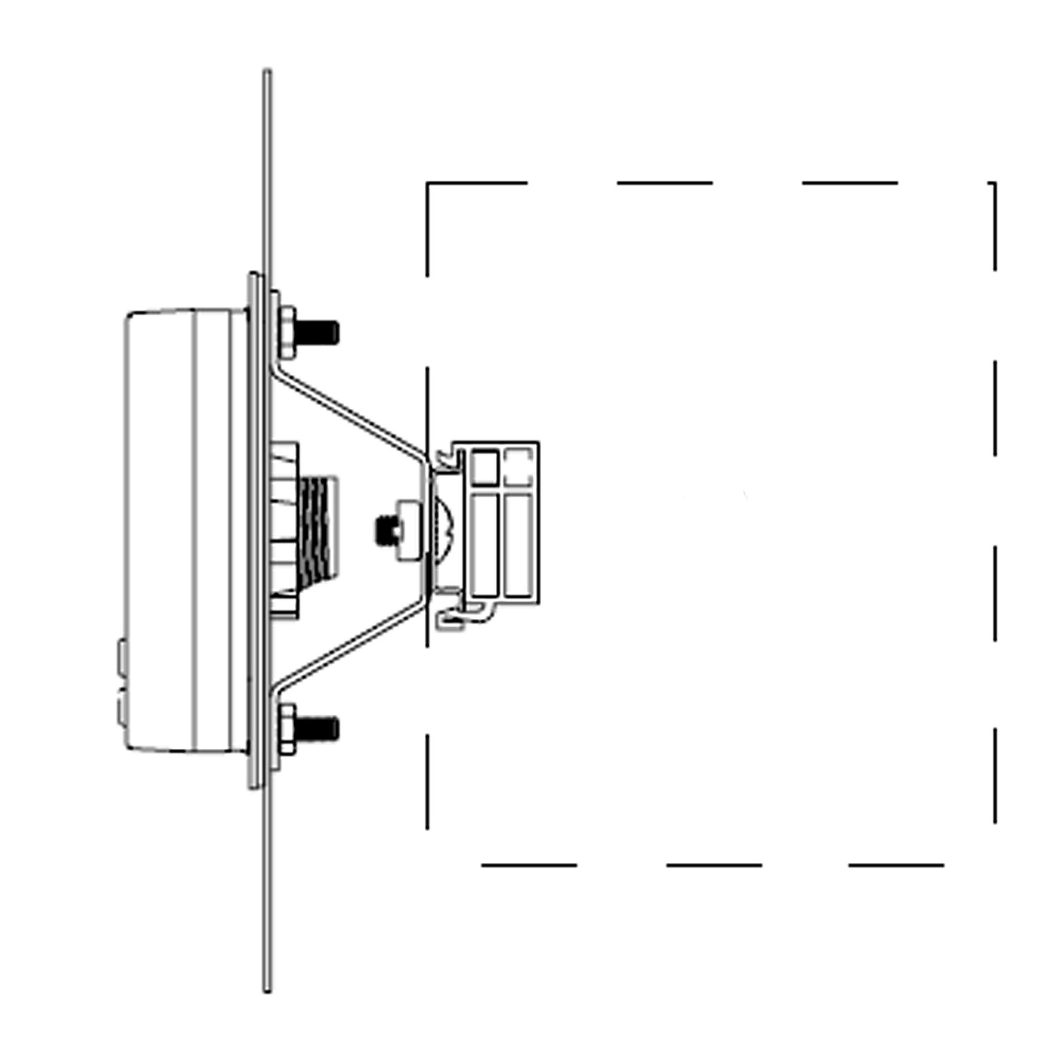 METSEPMAK Mounting Adapter, For Use With PowerMeter+ Back to Back Remote Display, PowerLogic PM8000 Panel Mount Meter, PowerLogic ION7400 Panel Mount Meter and PowerLogic PM5000 Remote Display