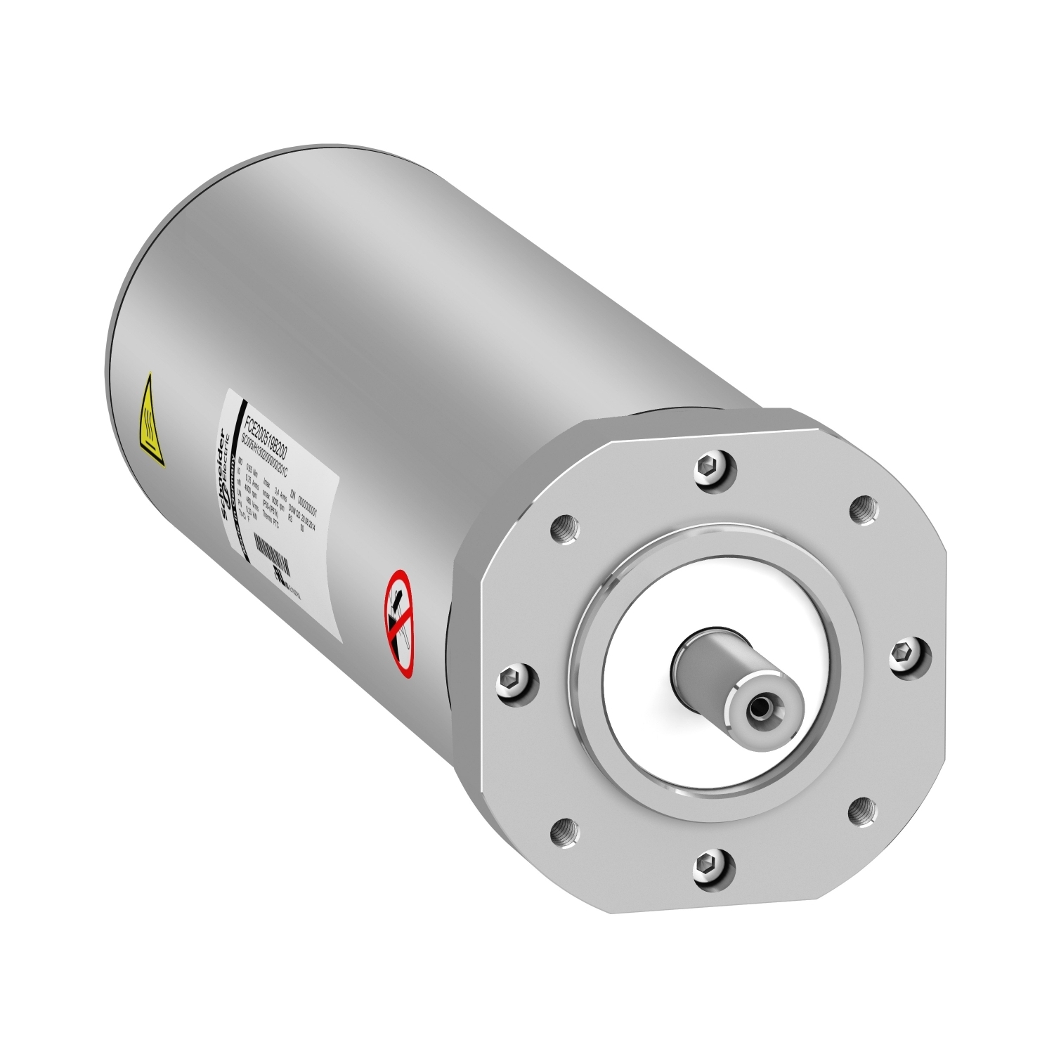 FCE200519B200 Lexium 52 SHS 058 3-Phase Multiturn Smooth Shaft End Natural Convection Servo Motor, 0.4 hp, 400 V, 3.4 A, 9000 rpm Speed, Flange Mount