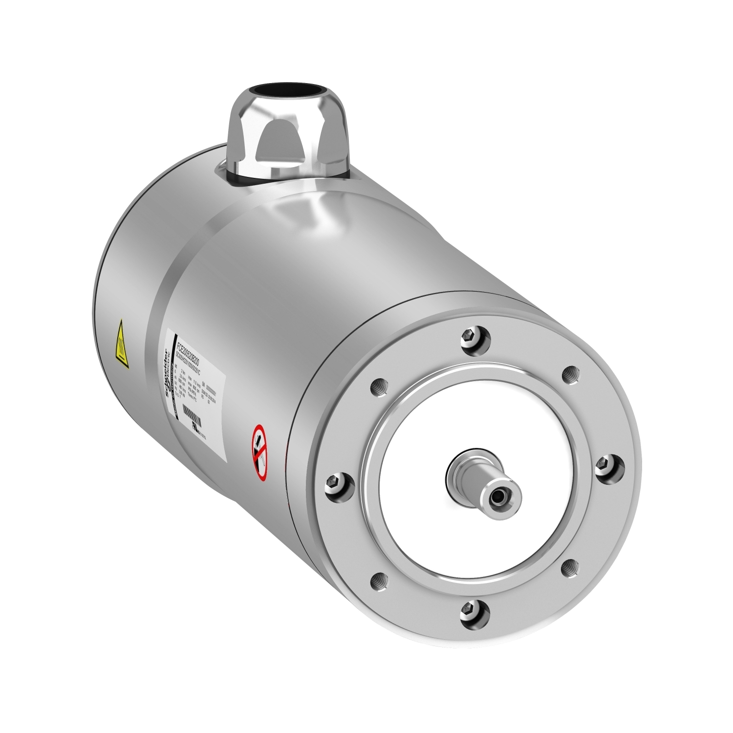 FCE200520B200 Lexium SHS 071 3-Phase Multiturn Smooth Shaft End Natural Convection Servo Motor, 1.2 hp, 400 V, 11.8 A, 8000 rpm Speed, Flange Mount