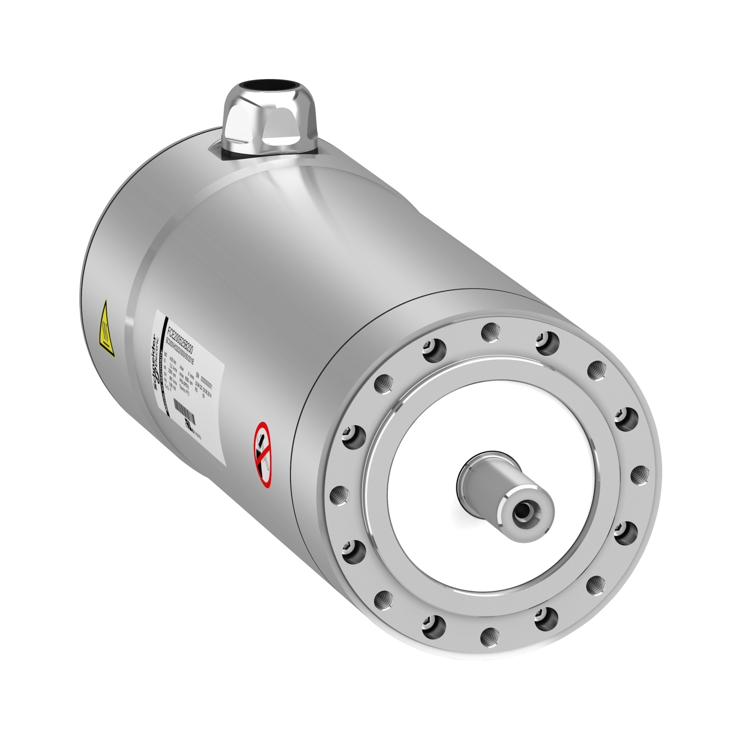 FCE200525B200 Lexium SHS 100 3-Phase Multiturn Smooth Shaft End Natural Convection Servo Motor, 1.1 hp, 400 V, 9 A, 6000 rpm Speed, Flange Mount