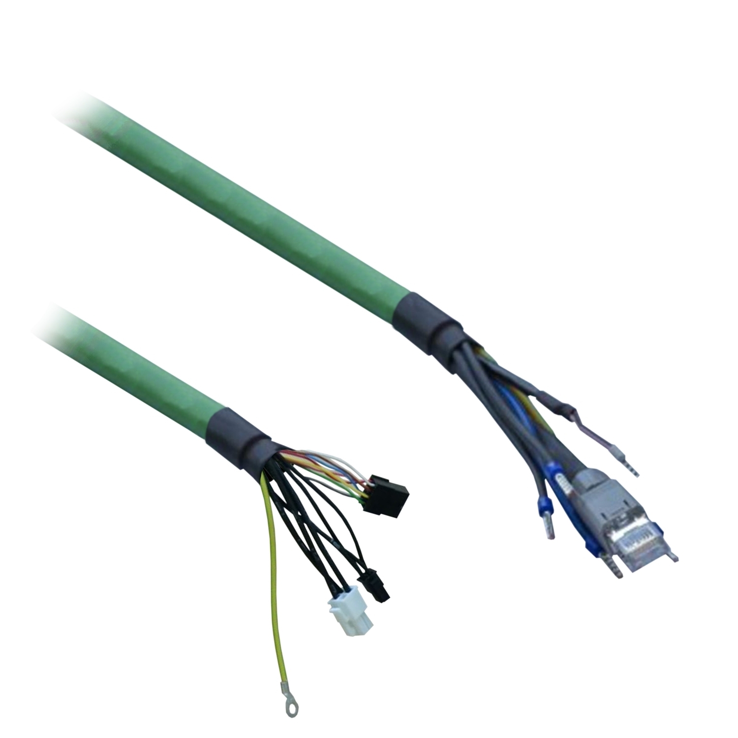 FCE308050A200 PacDrive 3 Shielded Hybrid Cable, For Use With LXM 52 Servo Drive, SHS Servo Motor, 16 mm, Plastic