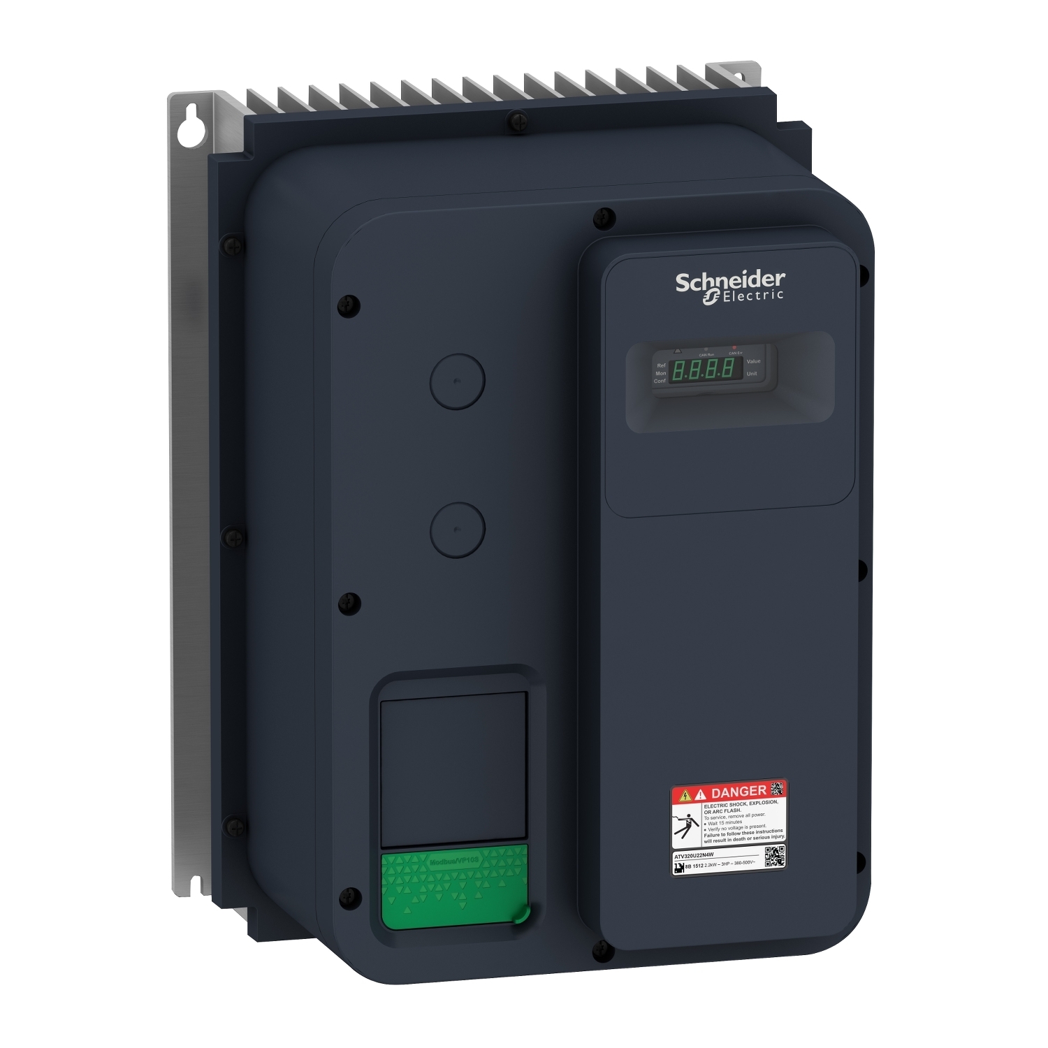 ATV320U30N4W Variable Speed Drive, 380 to 500 V, 7.1 A, 9.84 in w x 9.25 in d