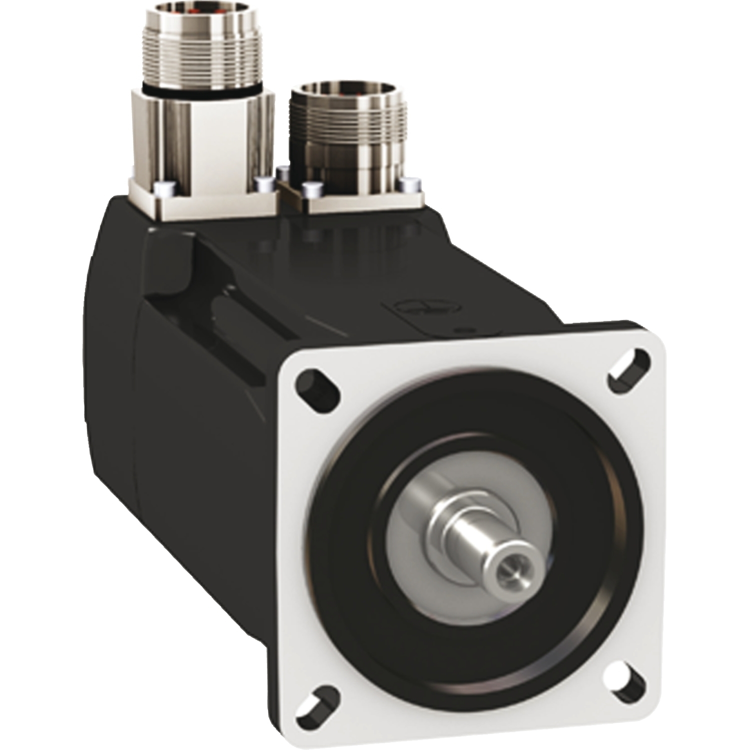 BMH0702T01A1A BMH Series 2-Stack 10-Poles Smooth Shaft, 240 V, 15 A, 2500,4000 rpm speed, Flange mount
