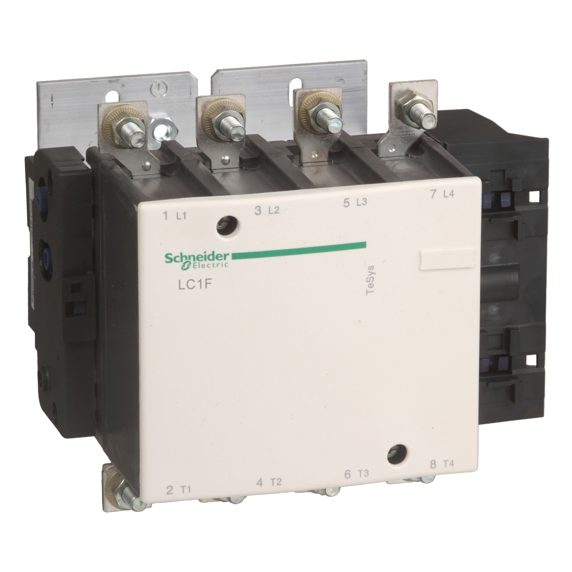LC1F3304 LC1F Series Contactor, 24 to 460 V DC v coil, 400 A, 4NO contact, 4 poles