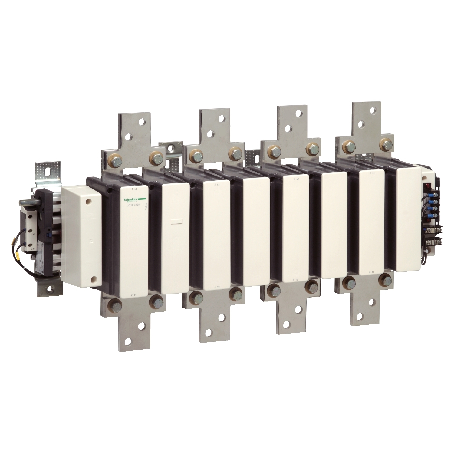 LC1F7804F7 LC1F Series Contactor, 110 V AC v coil, 1600 A, 4NO contact, 4 poles