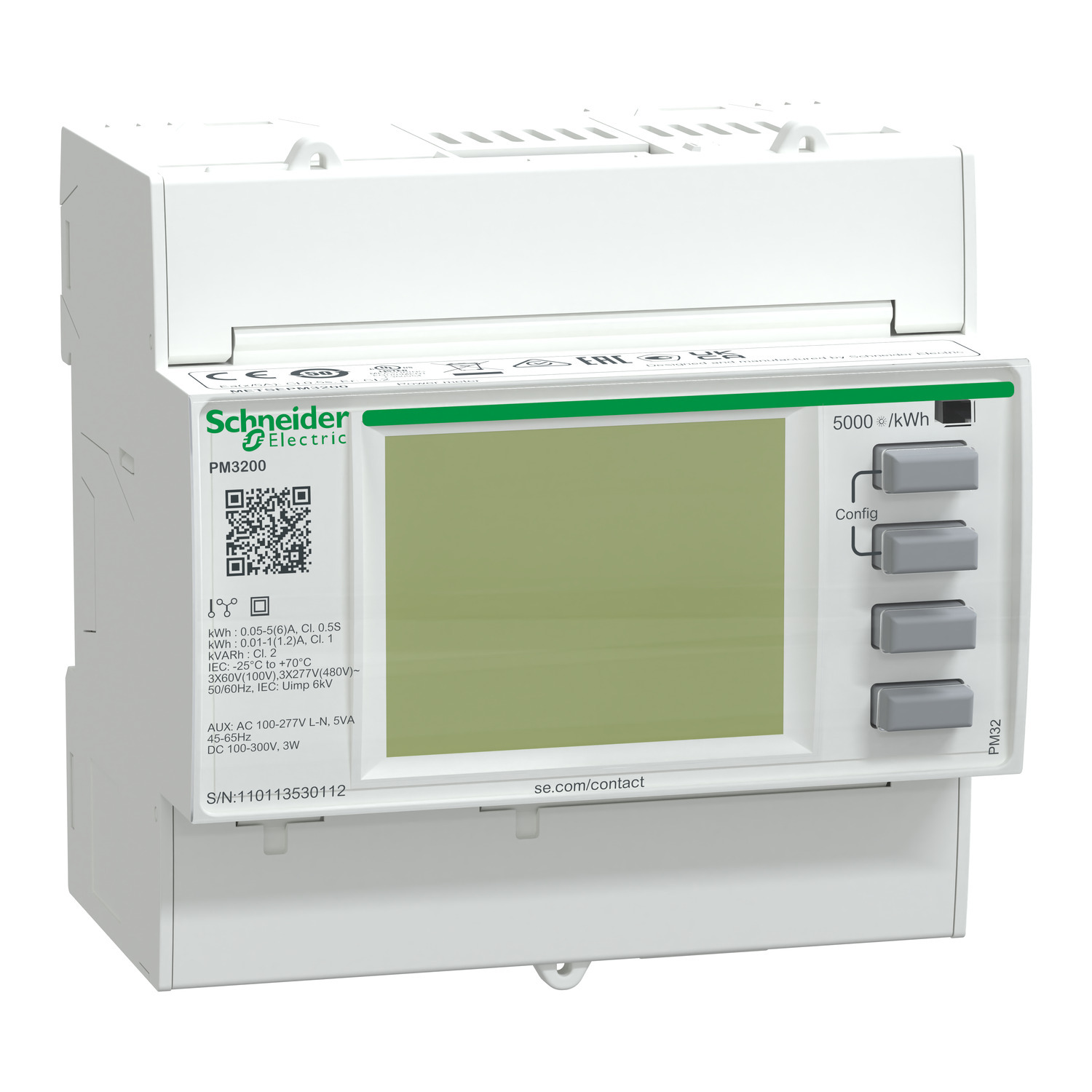 METSEPM3200 SE Series, 50 to 60 Hz