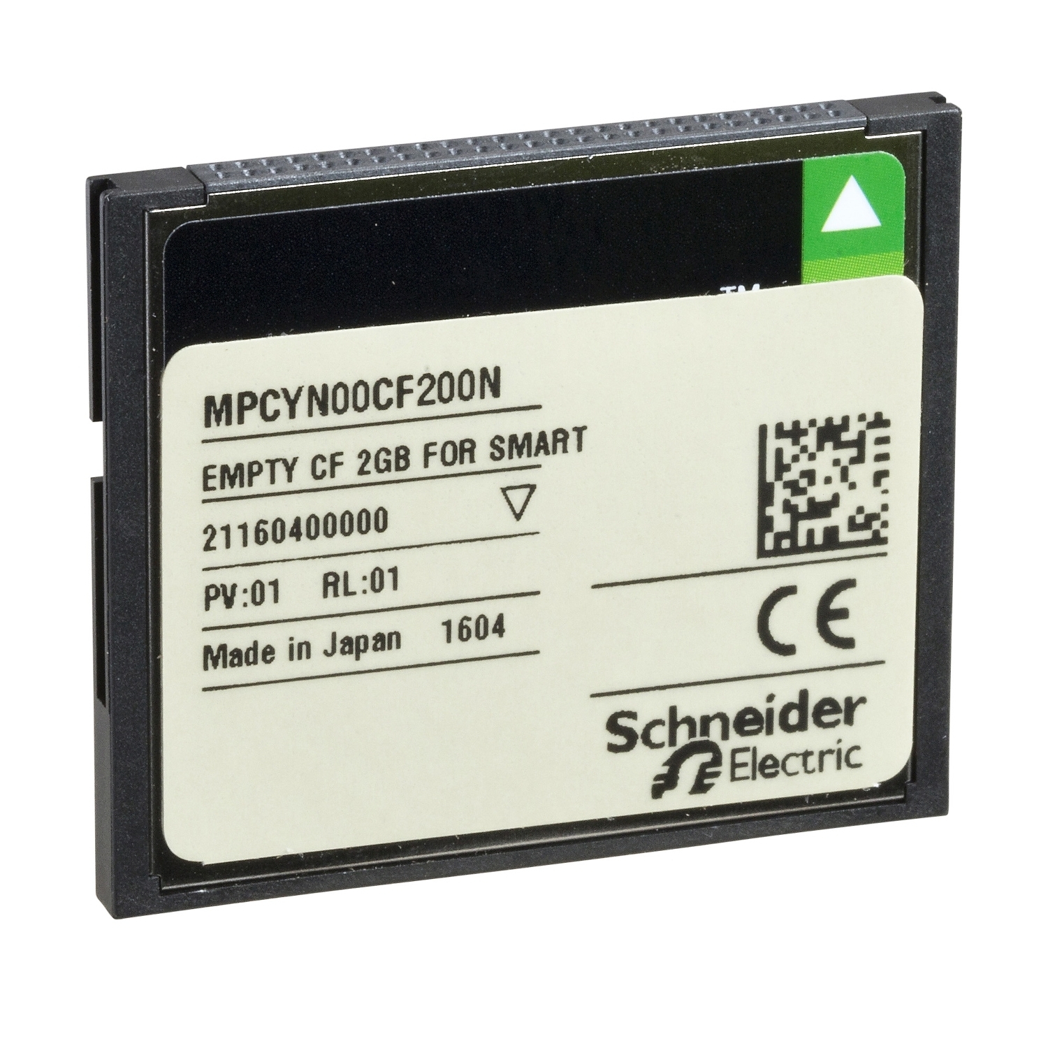 MPCYN00CF200N Blank Harmony Smart, 2 GB Memory, For Use With XBTGT1, MPCST, HMIPSC, XBTGT2110 and HMIPSF Advanced Touchscreen Panel