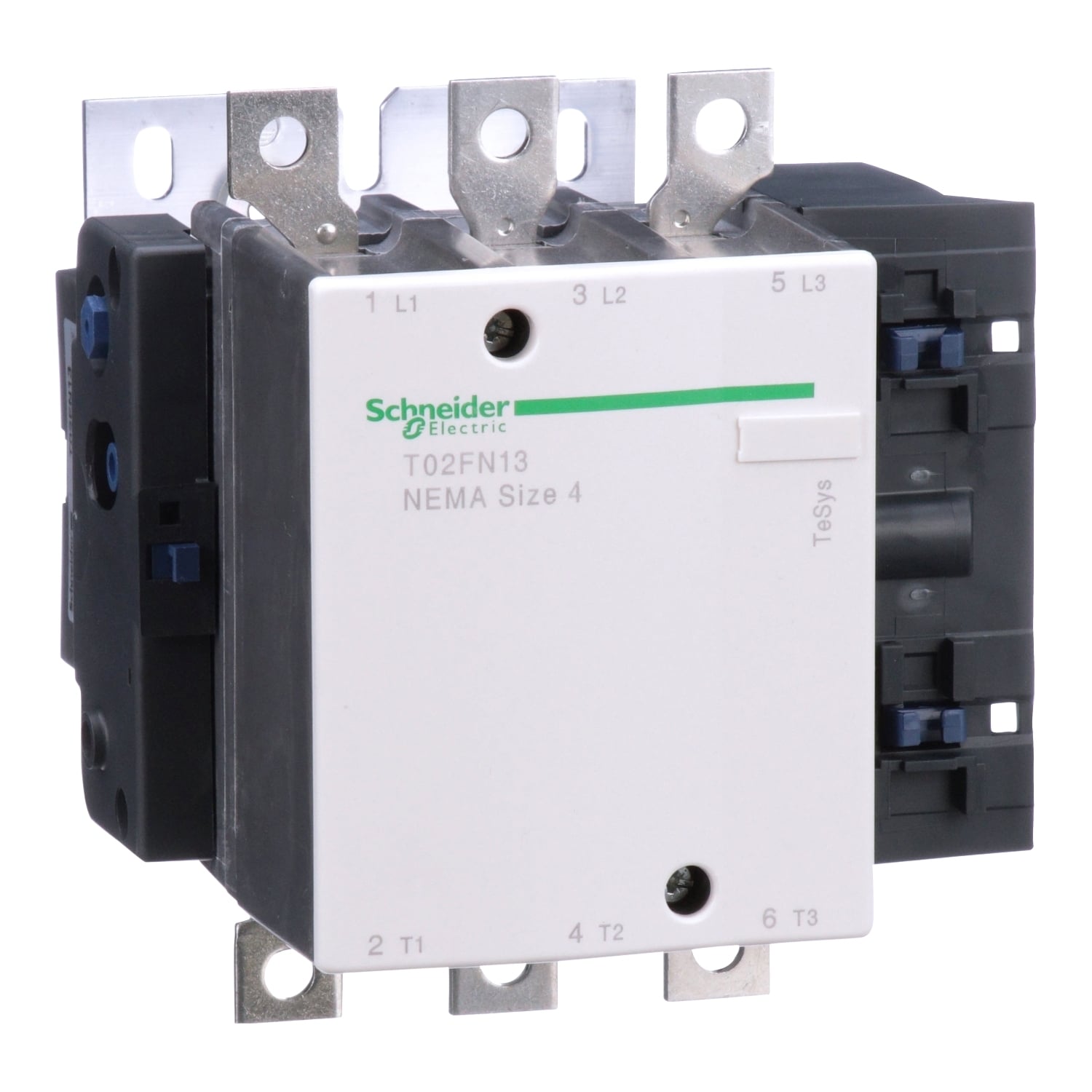 T02FN13G7 TeSys N 3-Phase Non-Reversing Contactor, 120 V AC V Coil, 1NO Contact, 3 Poles