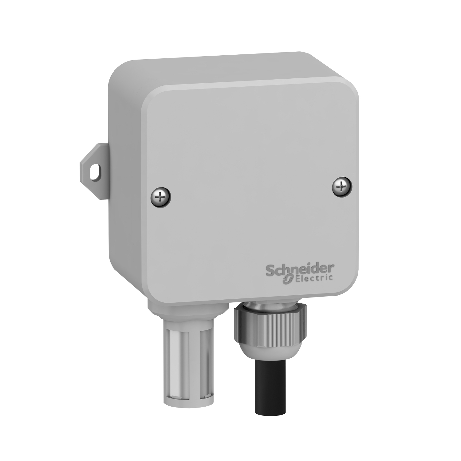 TM1SHTM4 Humidity and Temperature Sensor, For Use With Modicon M171, M172 Logic Controller, 0 to 100% Relative Humidity, -40 to 140 deg F, 2X Modbus Ports Embedded