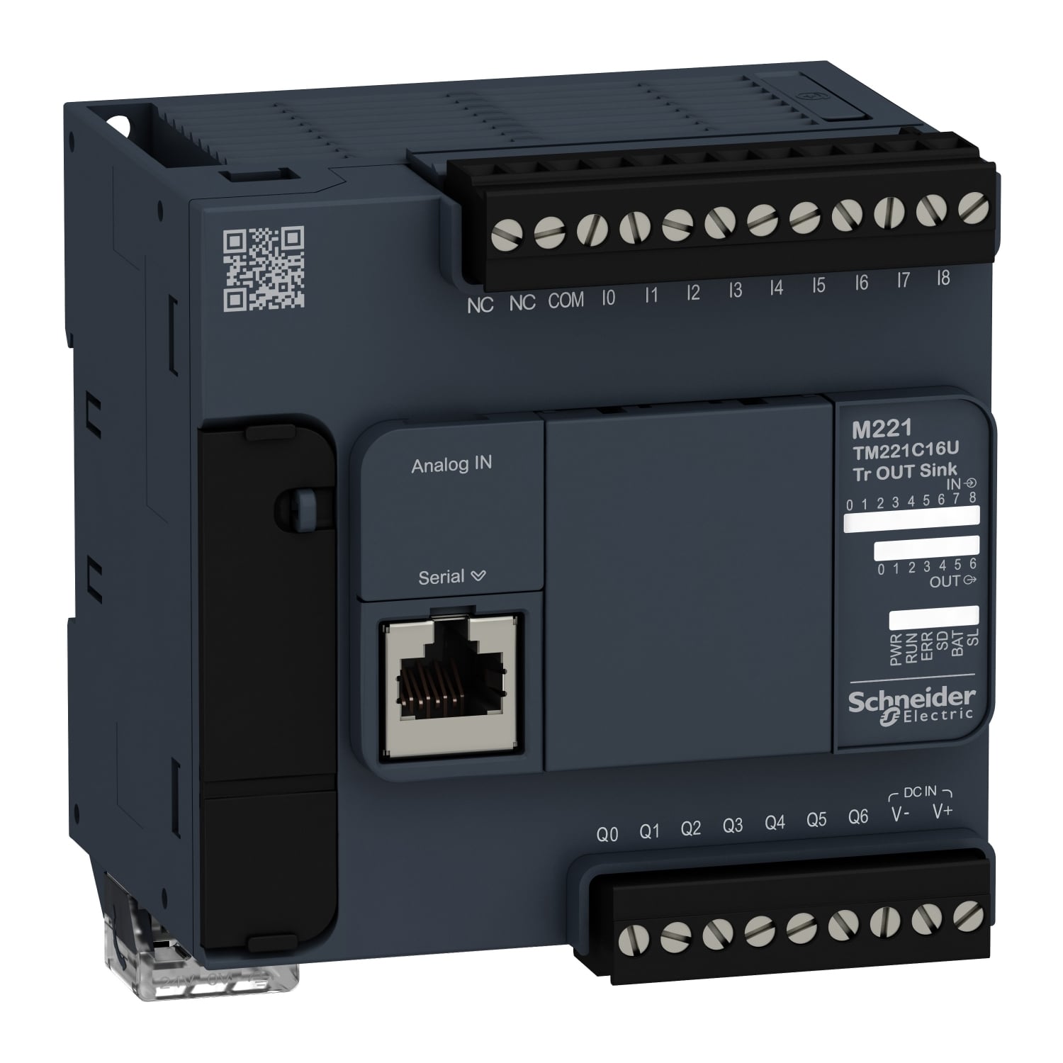 TM221C16U M Series, 24 V AC/DC, 3.5 A