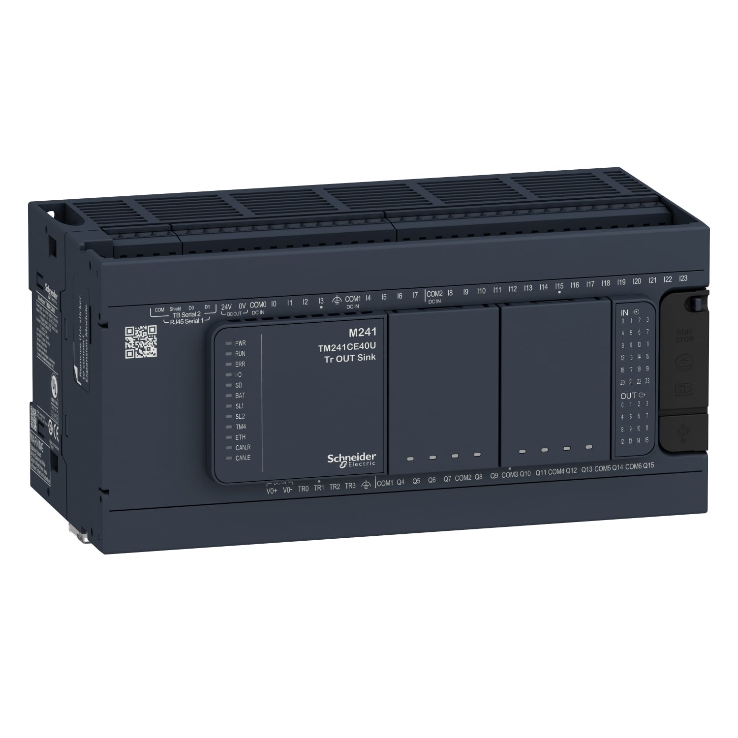 TM241C40R M Series, 100 to 240 V AC
