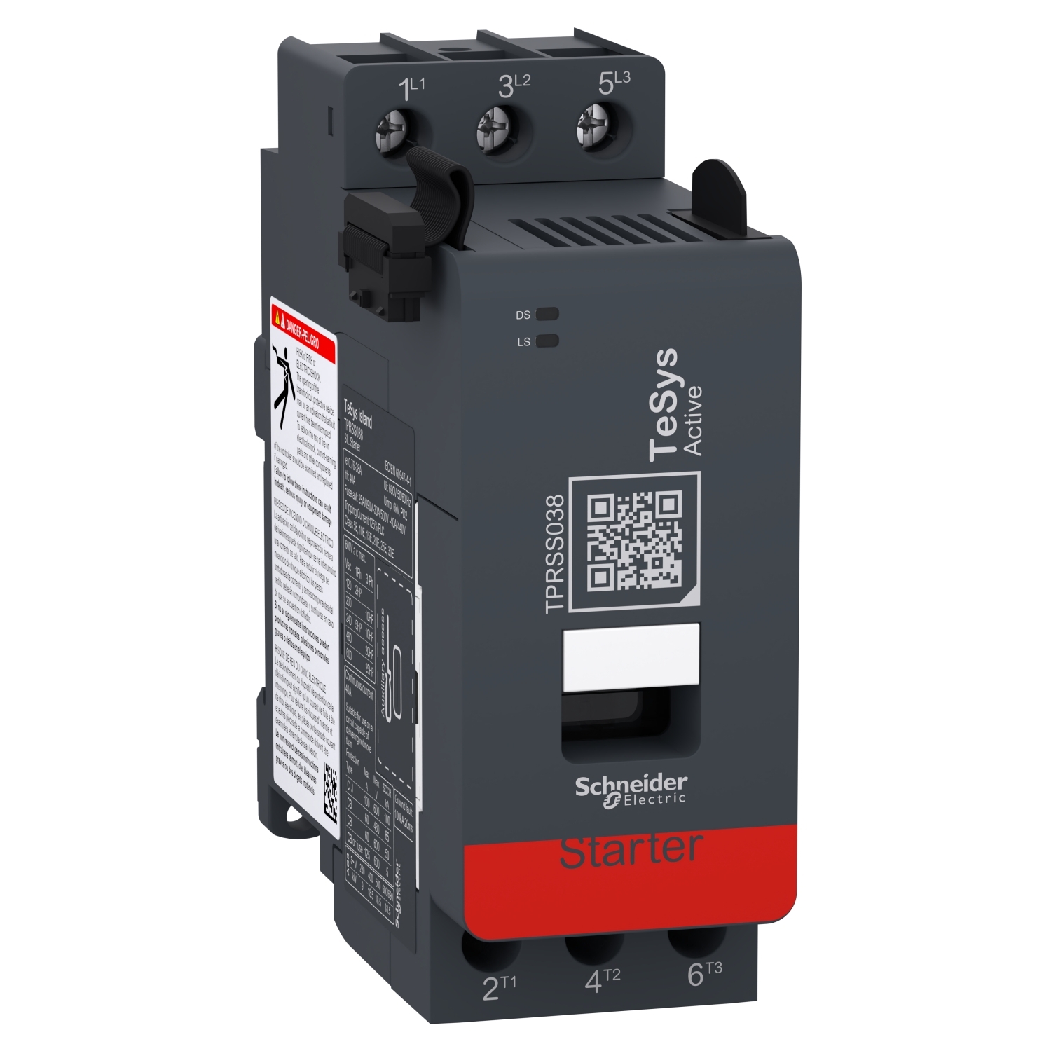 TPRSS038 TESYS Series, 24 VDC v coil, IP20 enclosure