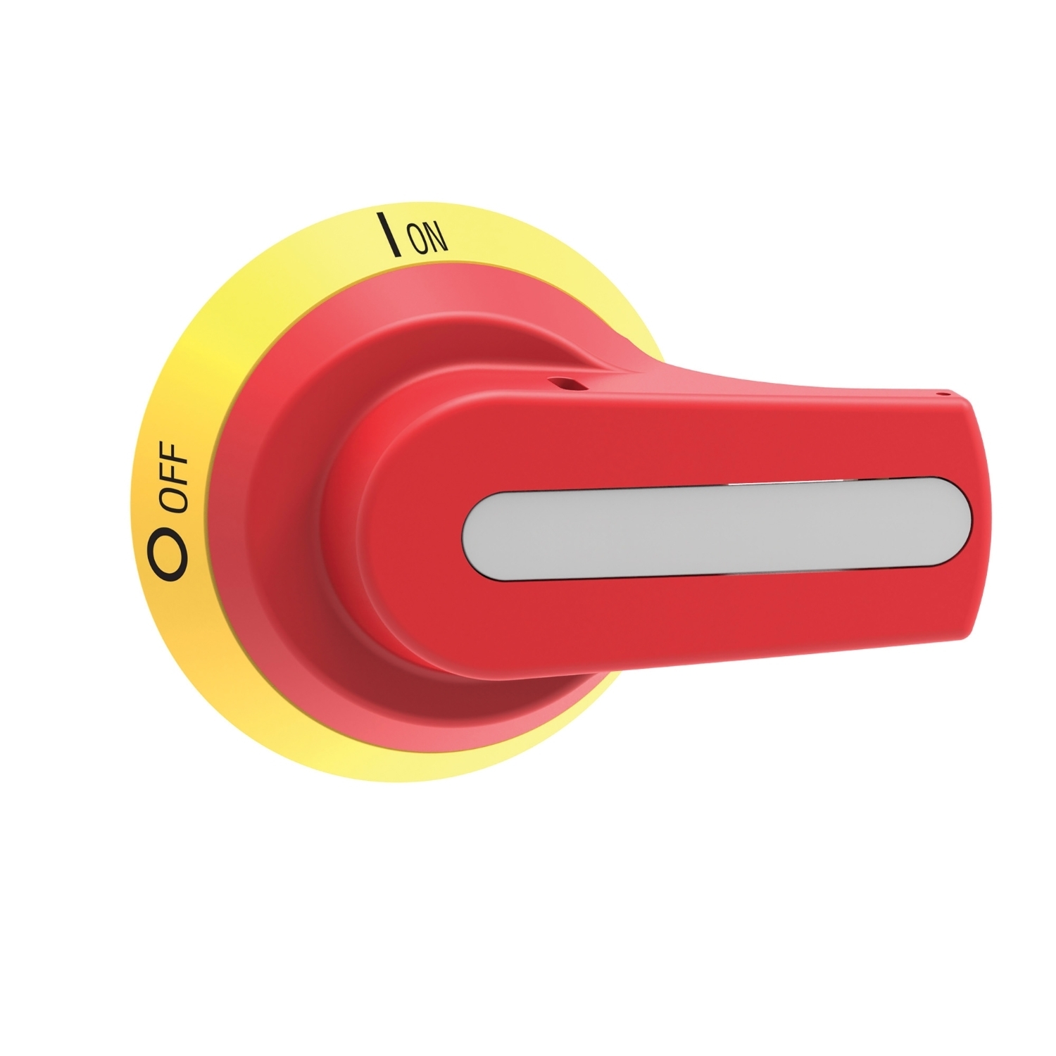VLSH3S7NRD VLS3P Rotary handle, 4.08 in L x 1.80 in W, Red/Yellow