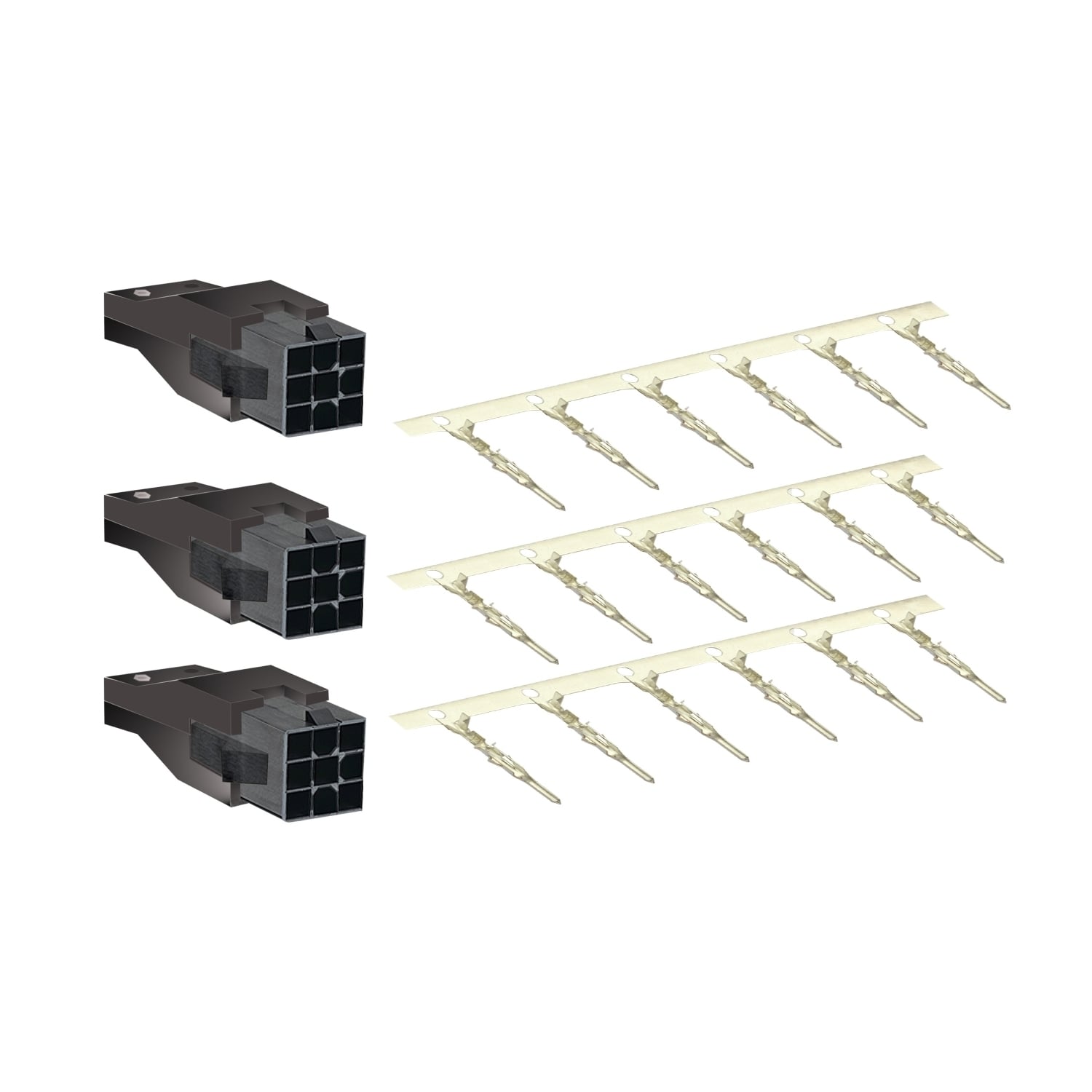 VW3M8D1A Lexium Encoder Connector Kit, For Use With Model BCH1, BCH2 Motor, Leads connection