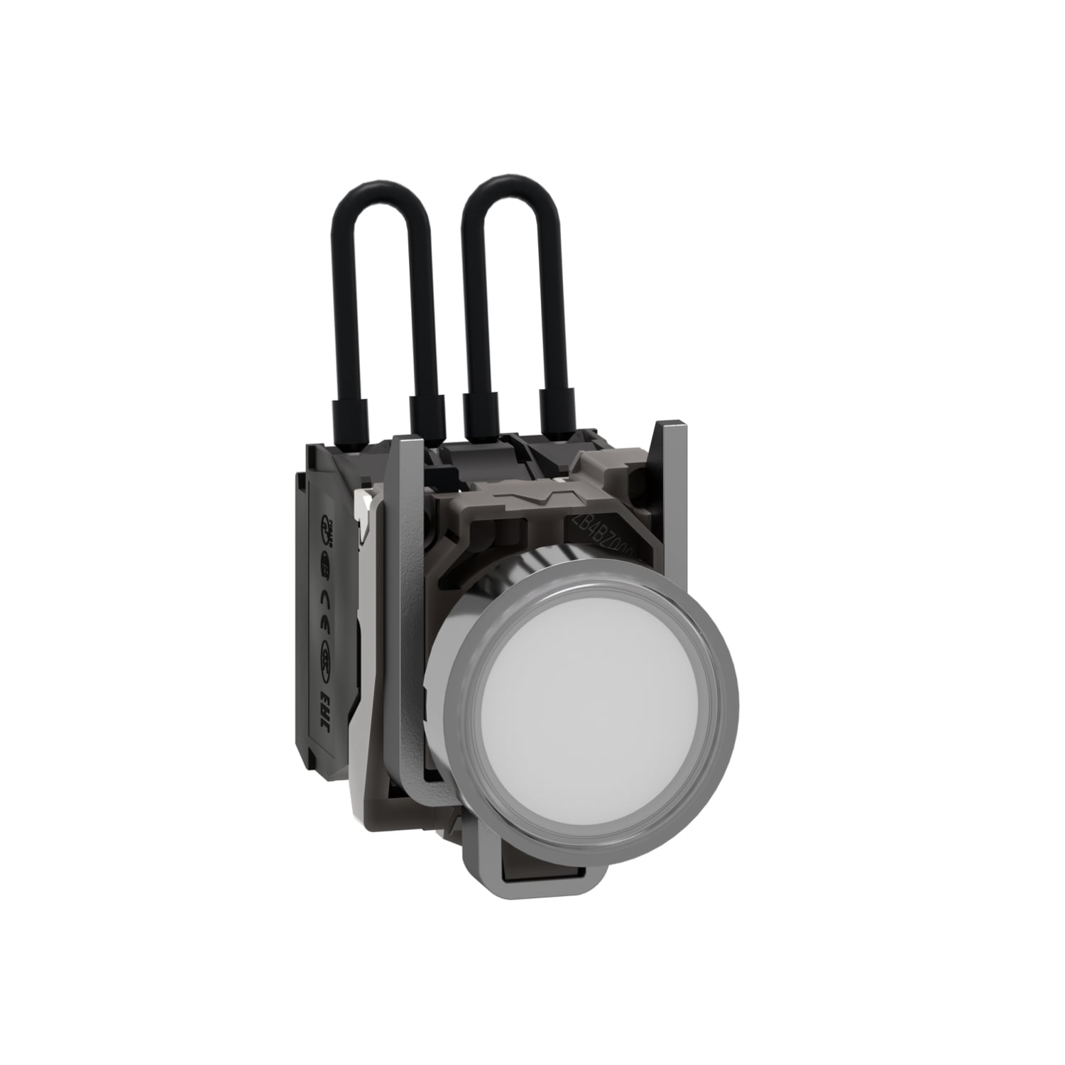 XB4BW21B5 XB4 Series Push-To-Test Pilot Light, 24 V AC/DC, 18 mA