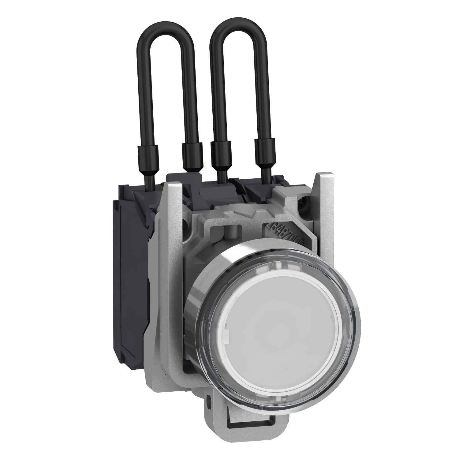 XB4BW21G5 XB4 Series Push-To-Test Pilot Light, 110 to 120 V AC/DC, 14 mA