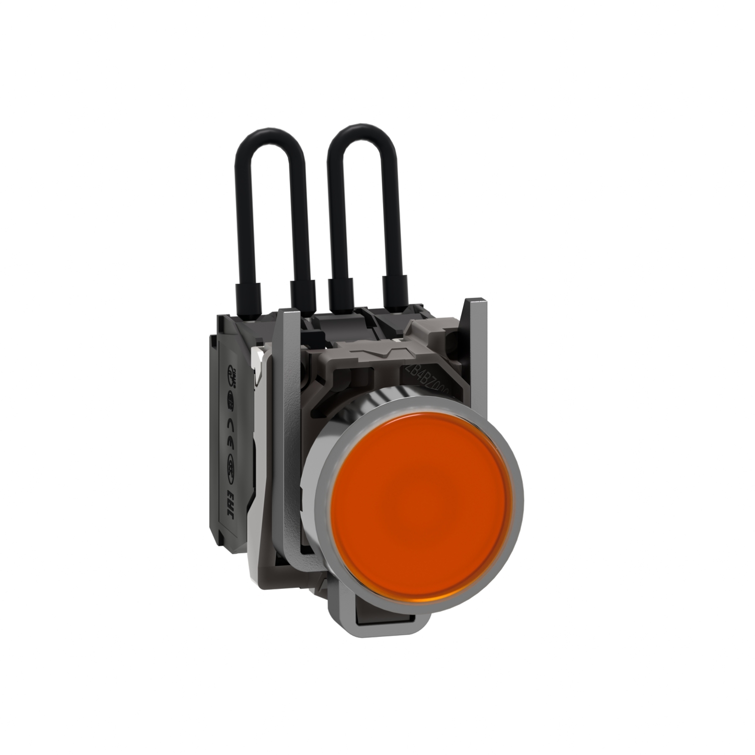 XB4BW25G5 Light, 110 to 120 V AC, Plain Lens