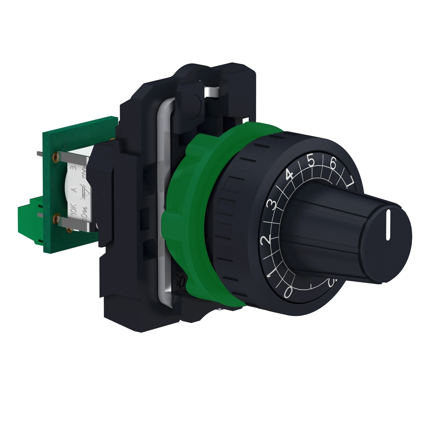 XB5AD912R47K Harmony Standard Complete Potentiometer, 30 V AC/42 V DC, 1 W Power Rating, 47 kOhm