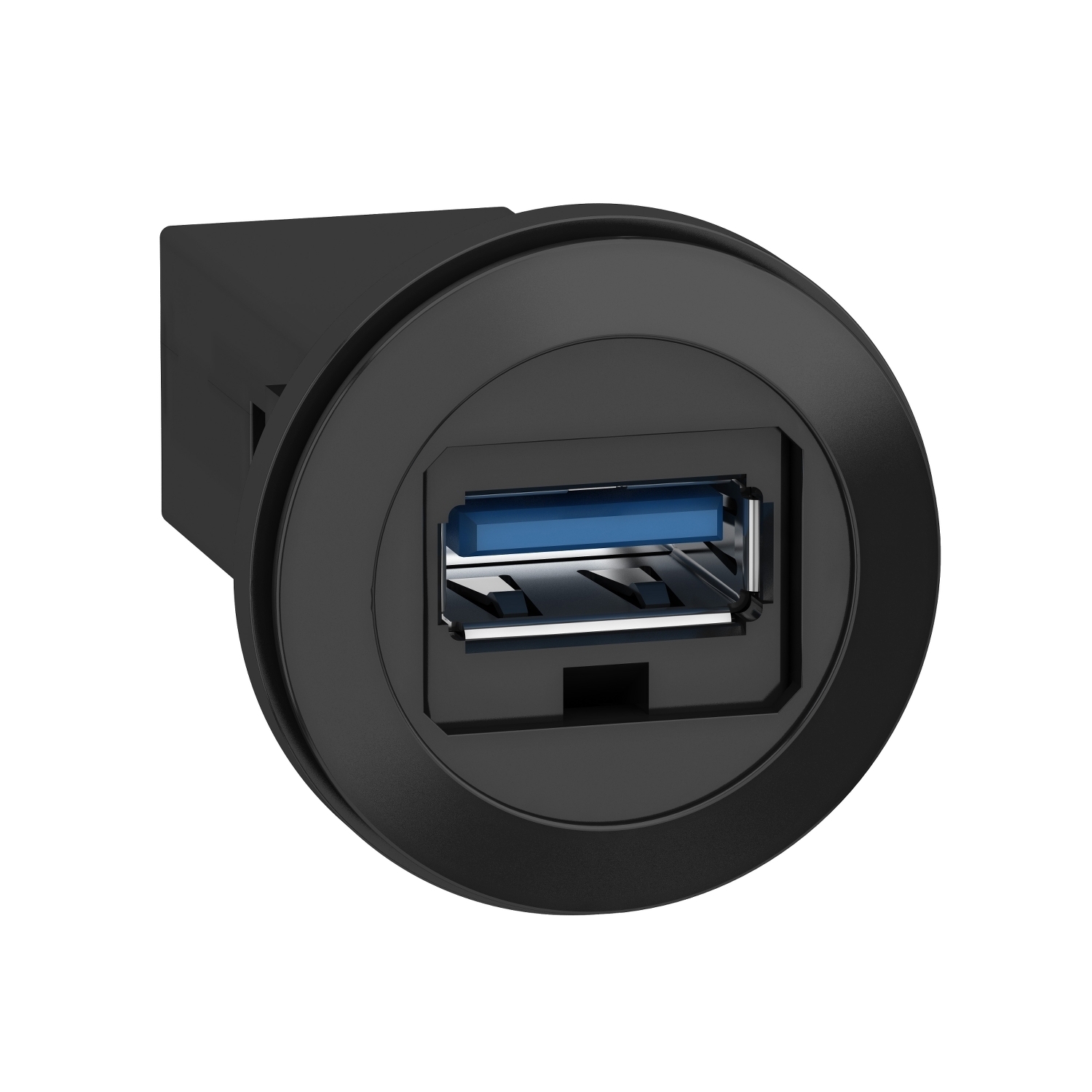 XB5PUSB3 USB Interface, Jack Type A Module, Panel Mount, Plastic