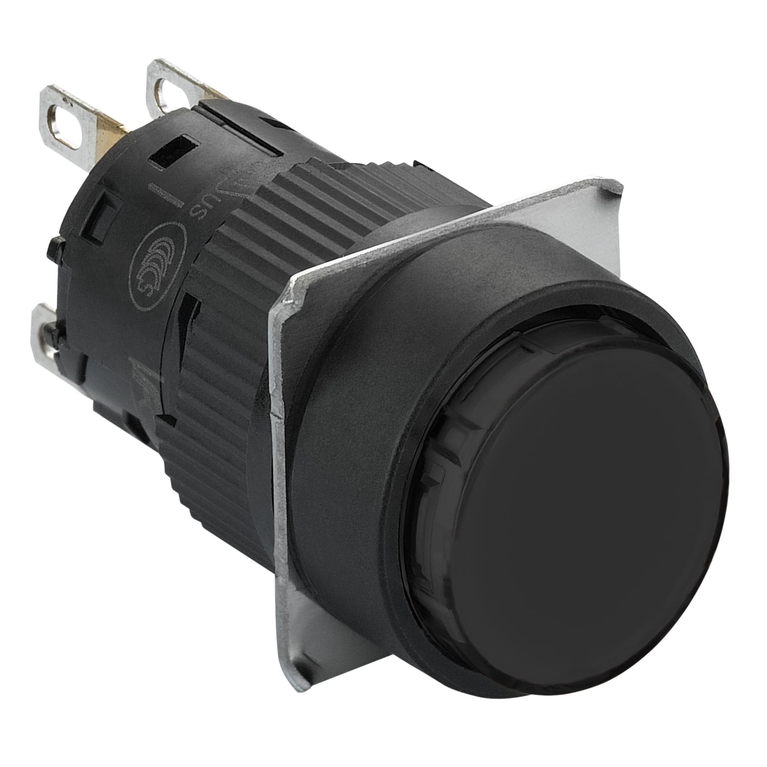 XB6EAA21P Harmony Monolithic Round Pushbutton, 1CO Contact, Snap Action Contact, Black